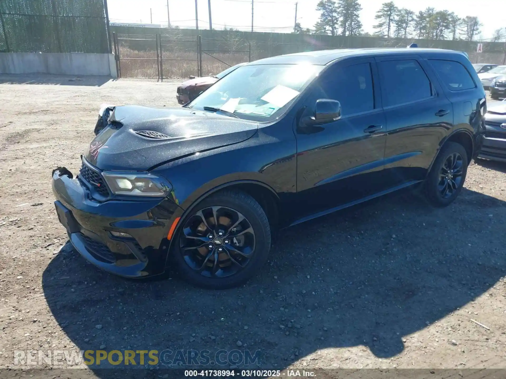 2 Photograph of a damaged car 1C4SDJCT9NC106736 DODGE DURANGO 2022