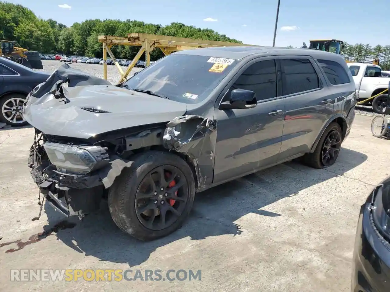1 Photograph of a damaged car 1C4SDJCT9NC186913 DODGE DURANGO 2022