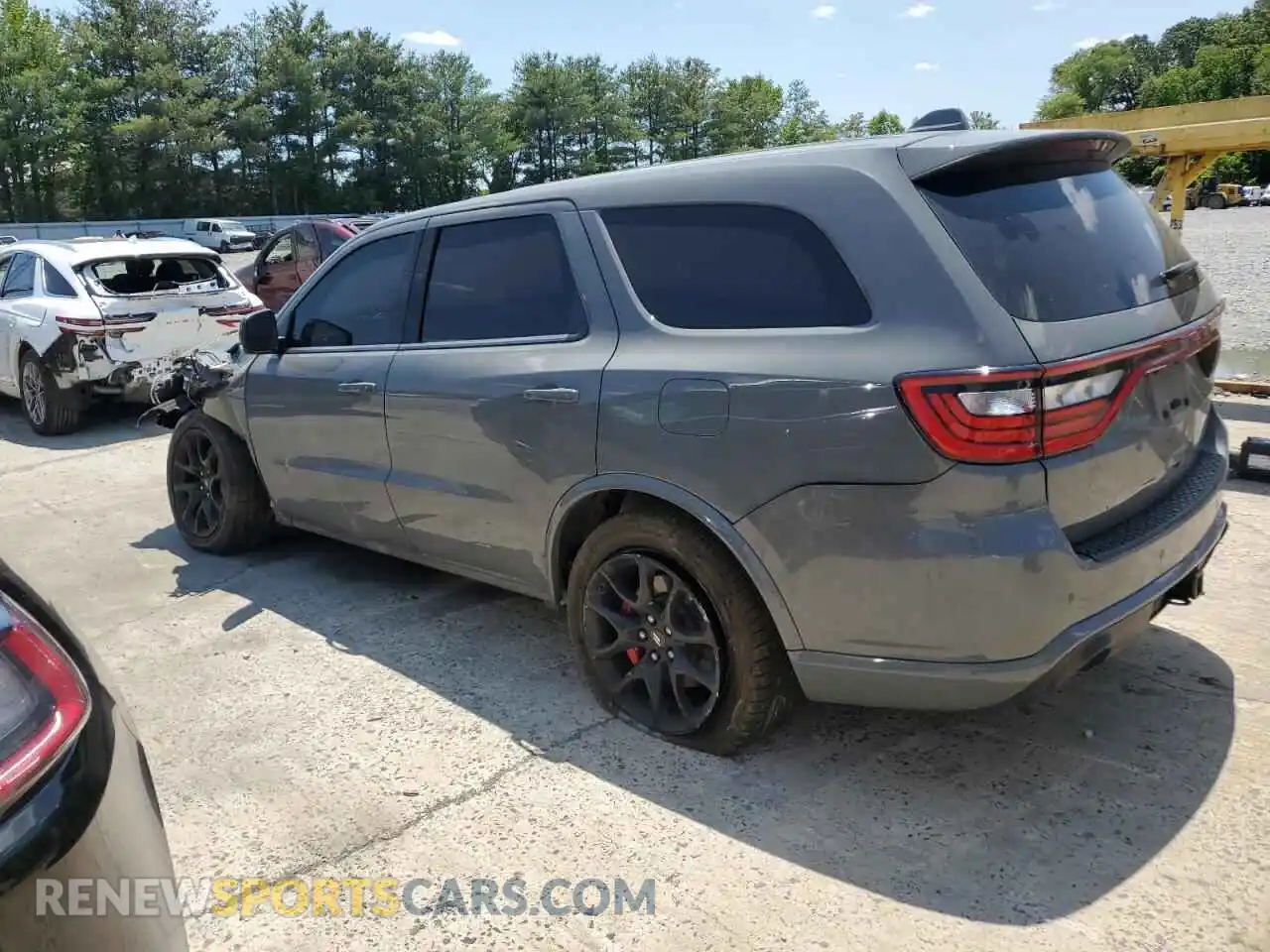 2 Photograph of a damaged car 1C4SDJCT9NC186913 DODGE DURANGO 2022