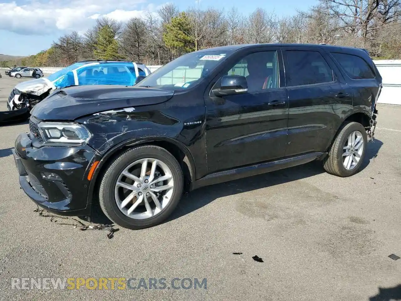 1 Photograph of a damaged car 1C4SDJCTXNC156593 DODGE DURANGO 2022