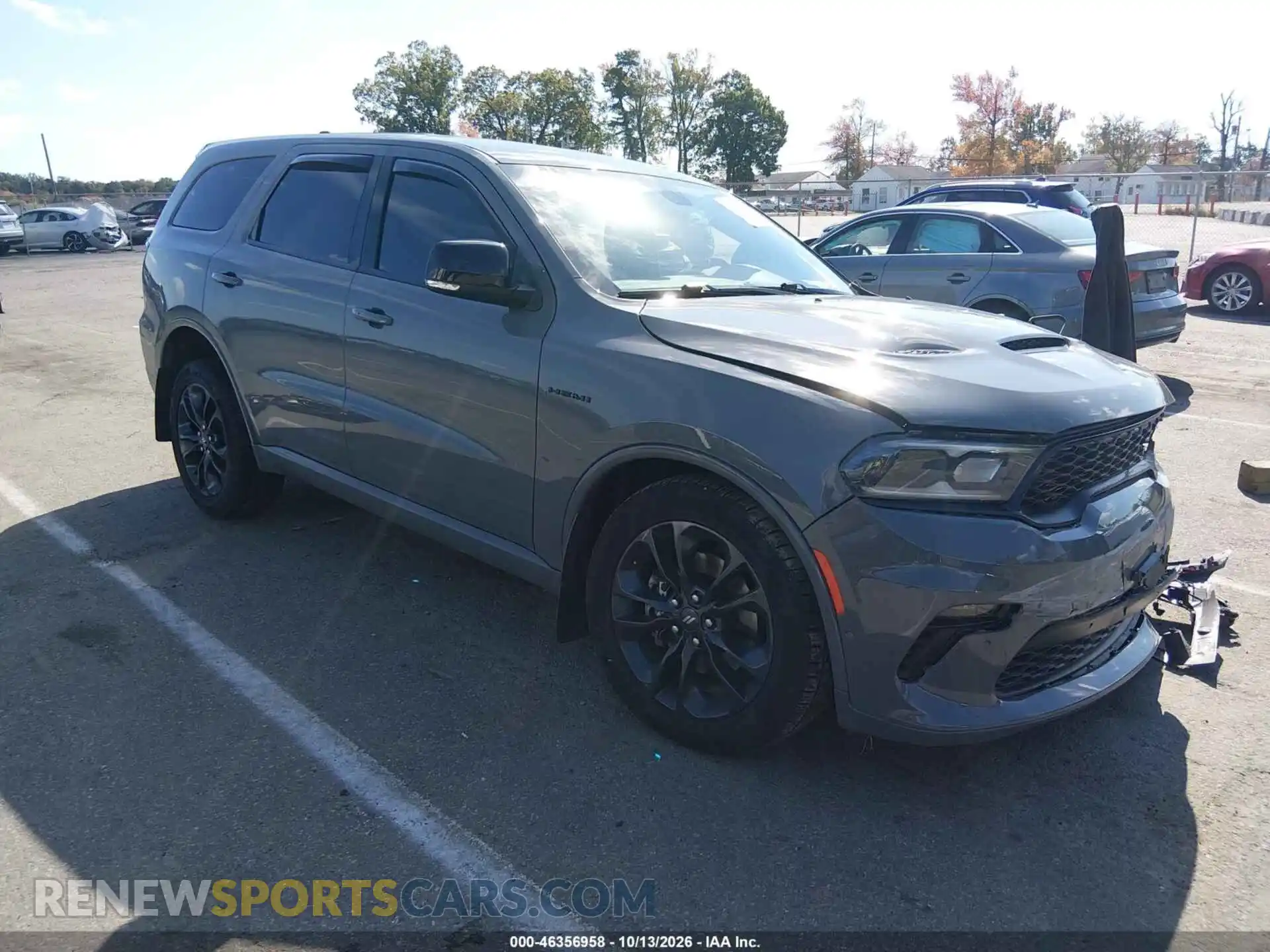 1 Photograph of a damaged car 1C4SDJCTXNC191683 DODGE DURANGO 2022