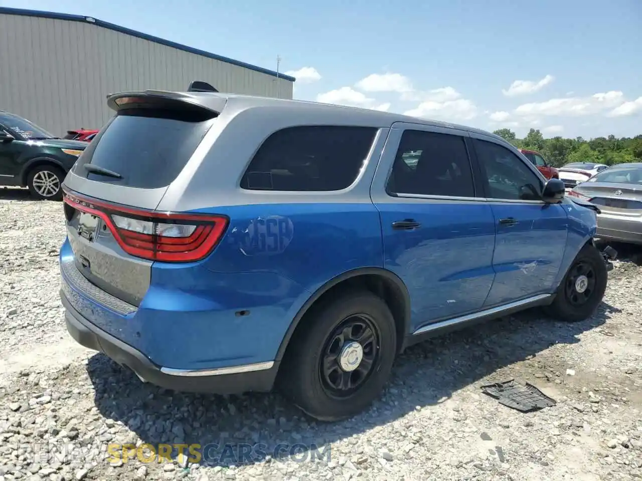 3 Photograph of a damaged car 1C4SDJFT4NC202107 DODGE DURANGO 2022