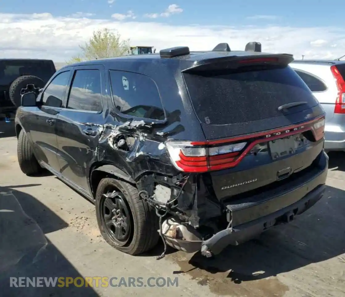 2 Photograph of a damaged car 1C4SDJFT4NC208571 DODGE DURANGO 2022