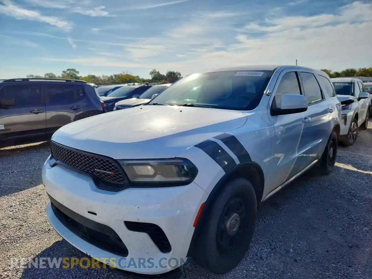 1 fotografías del automóvil dañado 1C4SDJFT5NC192462 DODGE DURANGO 2022