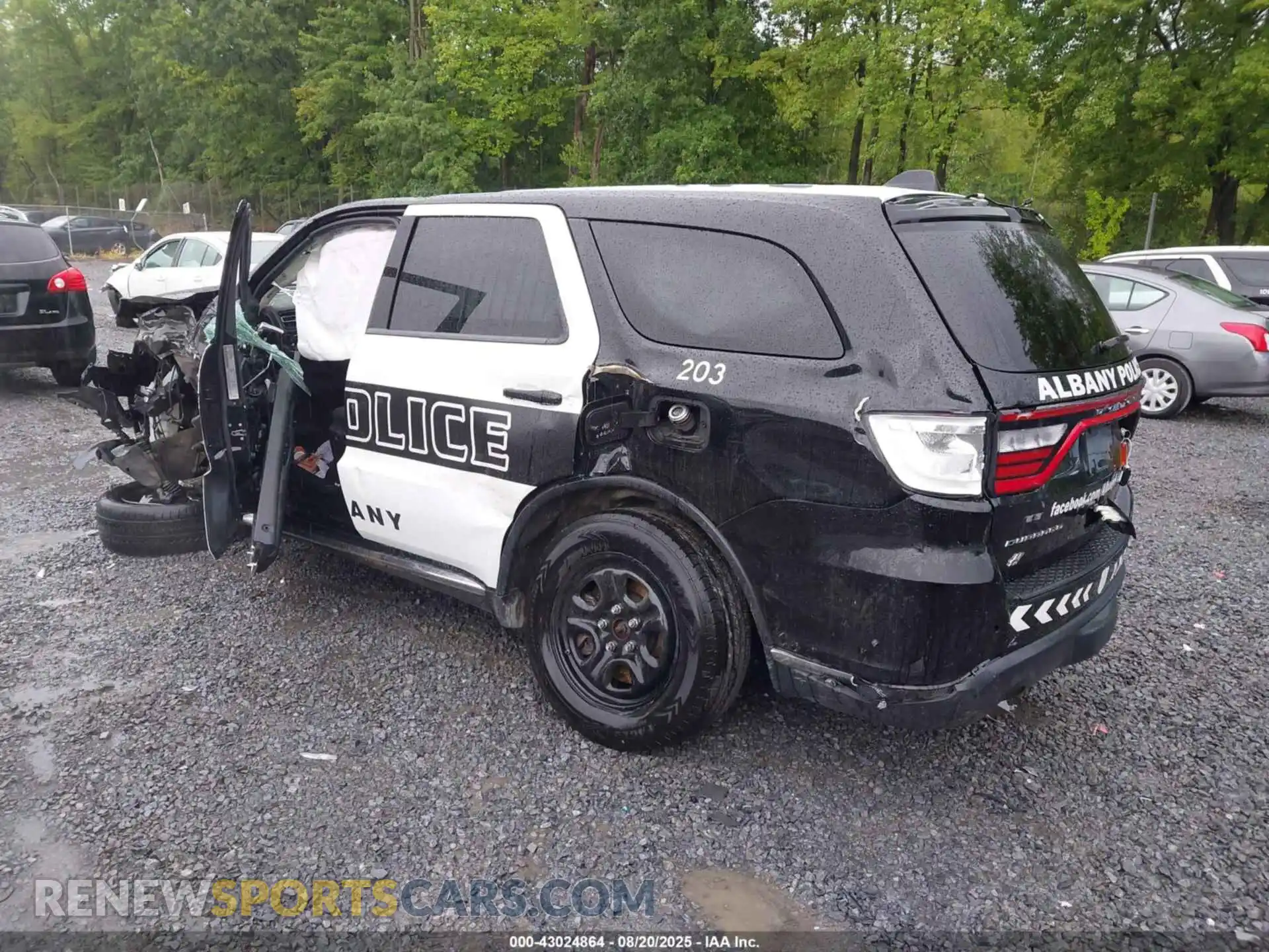 3 Photograph of a damaged car 1C4SDJFT5NC192591 DODGE DURANGO 2022