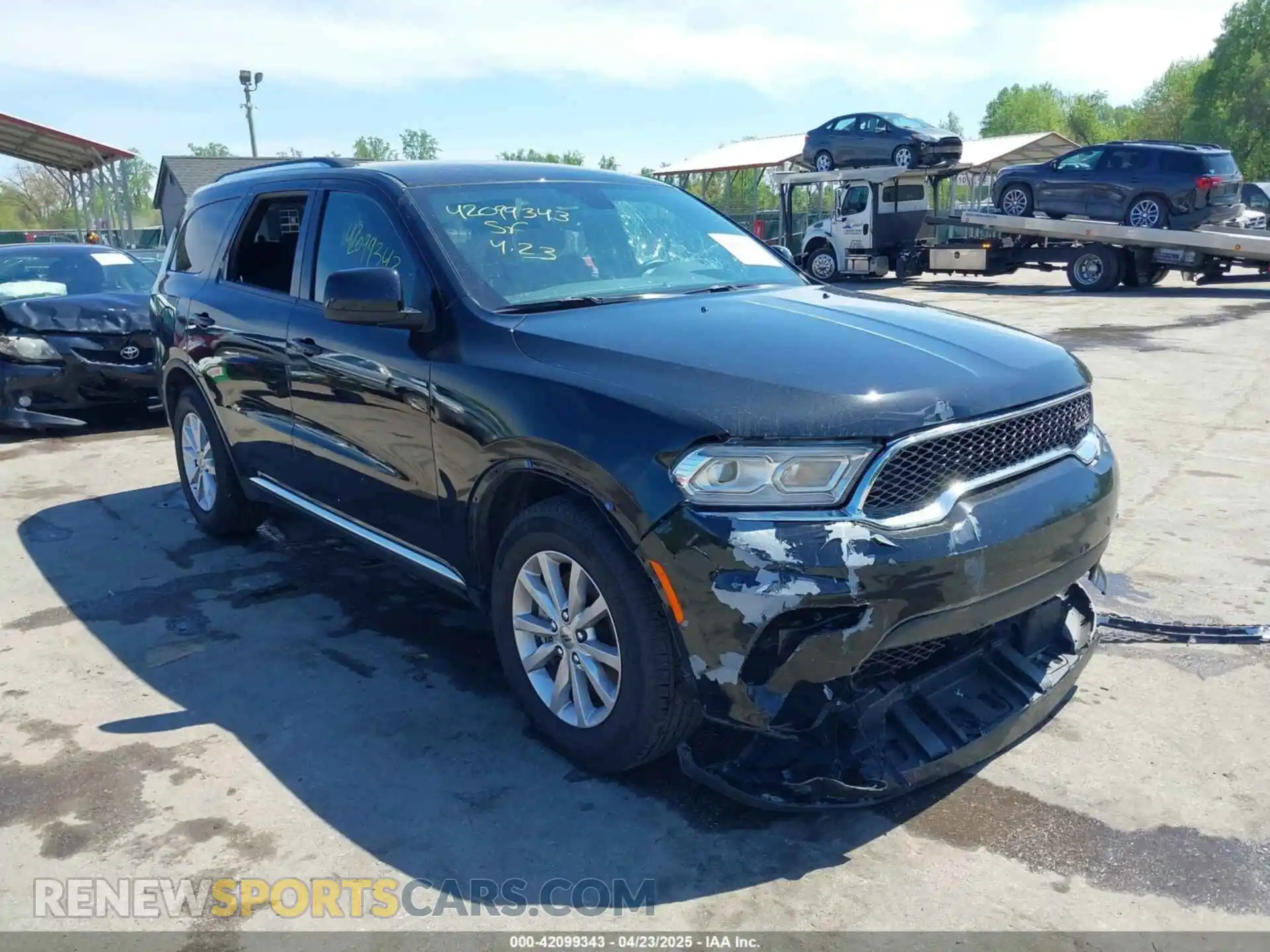 1 Photograph of a damaged car 1C4RDHAG1PC635467 DODGE DURANGO 2023