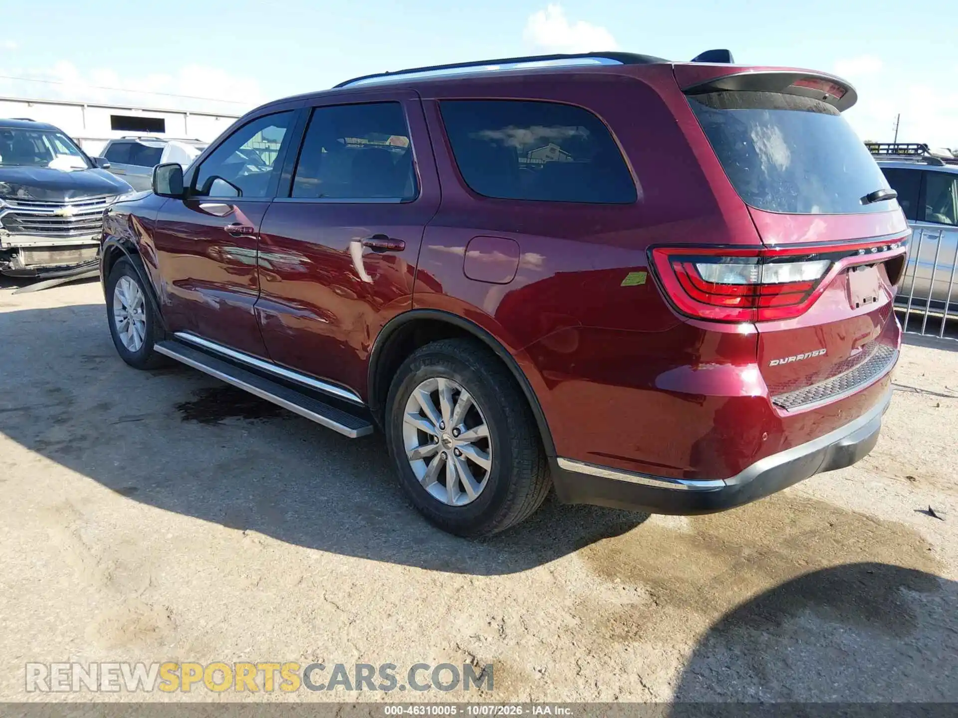 3 fotografías del automóvil dañado 1C4RDHAG5PC587763 DODGE DURANGO 2023