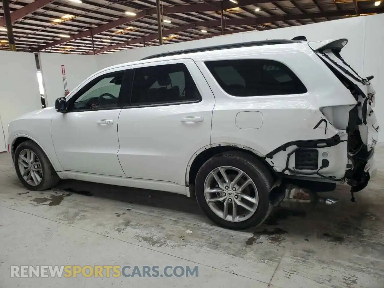 2 fotografías del automóvil dañado 1C4RDHDG5PC571235 DODGE DURANGO 2023