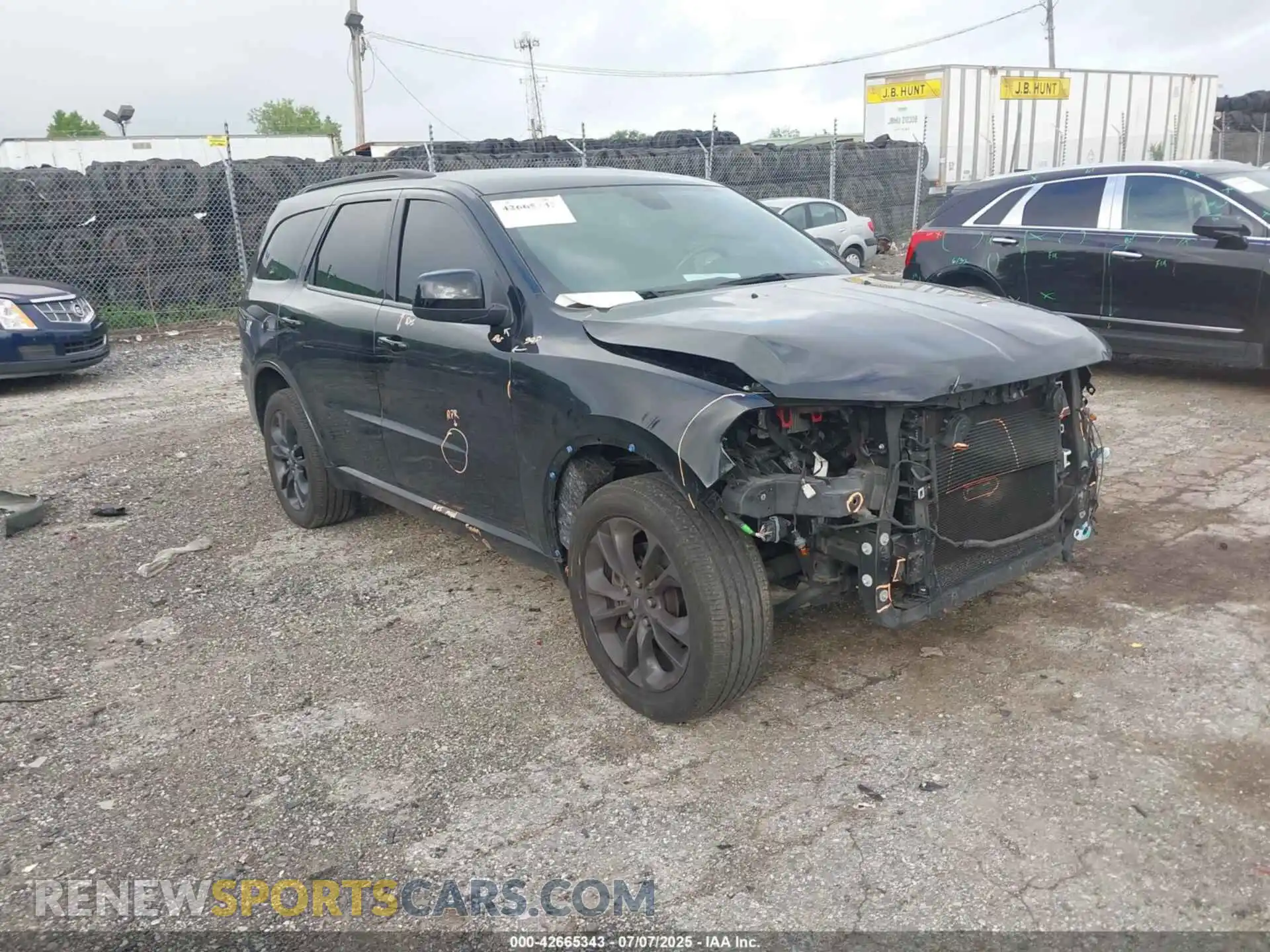 1 Photograph of a damaged car 1C4RDJAG7PC618759 DODGE DURANGO 2023
