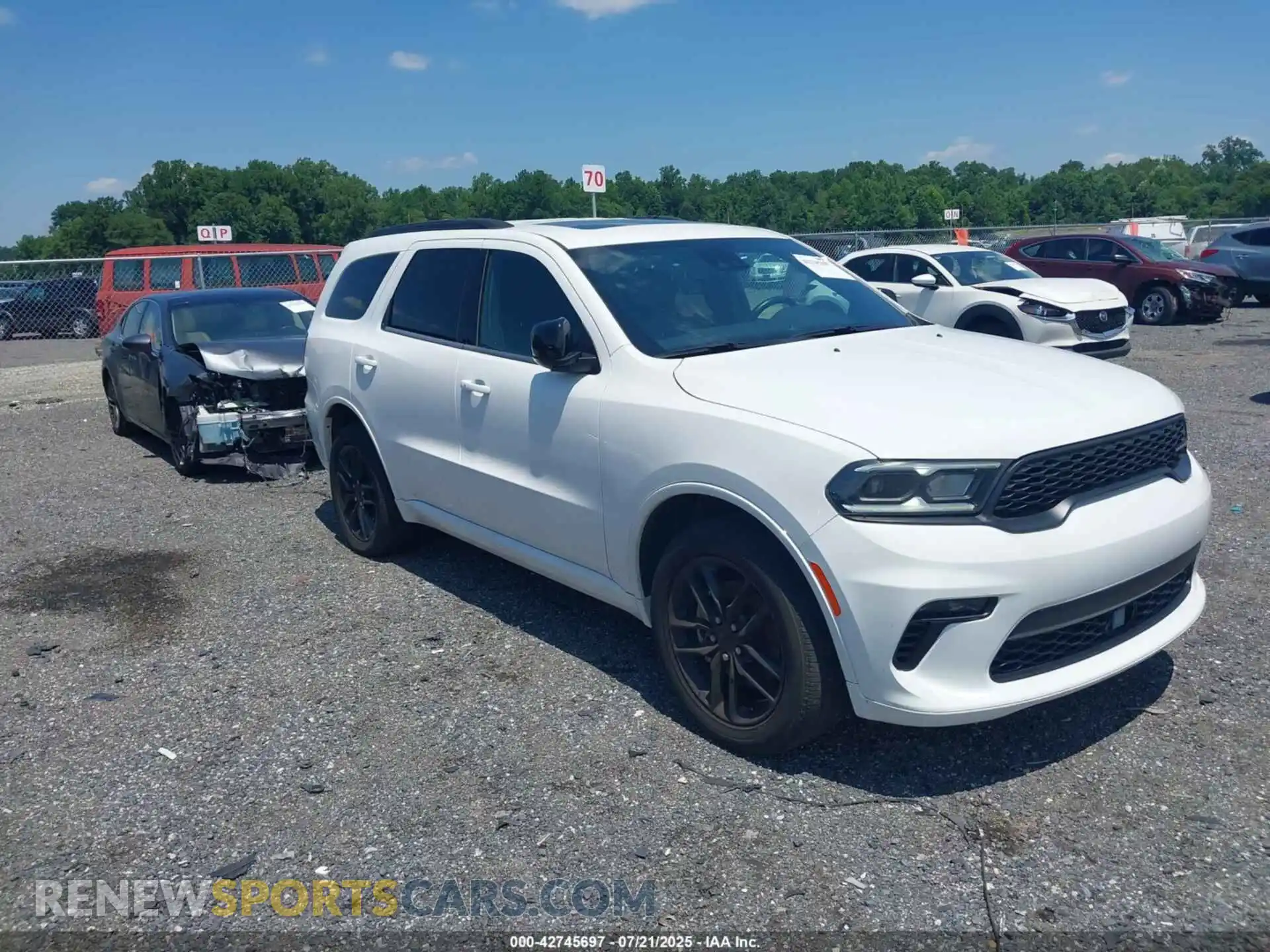 1 Photograph of a damaged car 1C4RDJDG0PC573031 DODGE DURANGO 2023
