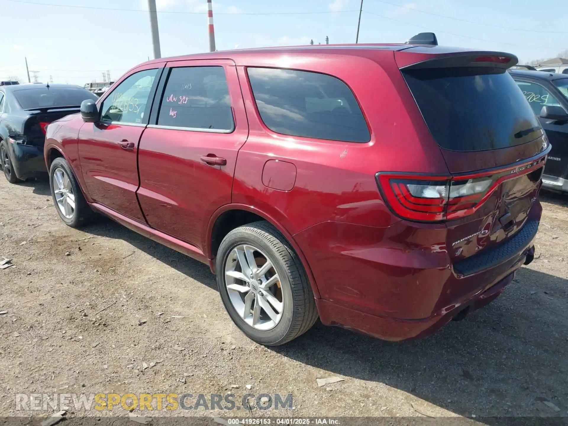 3 fotografías del automóvil dañado 1C4RDJDG5PC555771 DODGE DURANGO 2023
