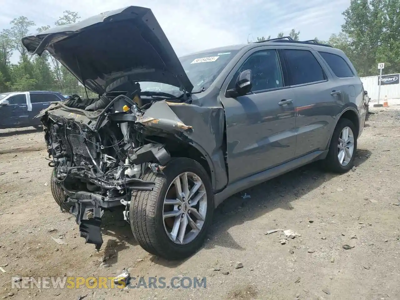 1 Photograph of a damaged car 1C4RDJDG6PC637220 DODGE DURANGO 2023
