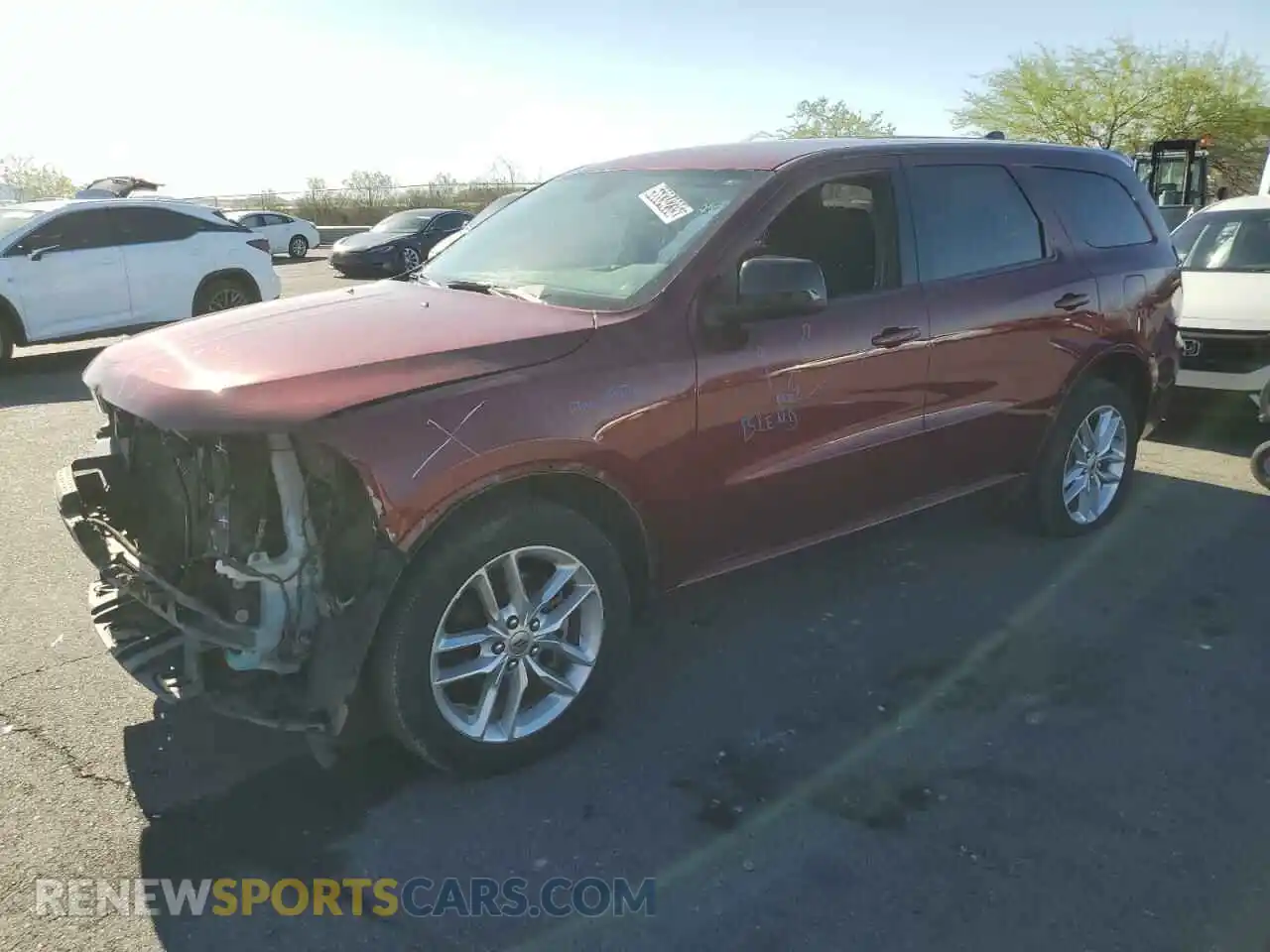 1 Photograph of a damaged car 1C4RDJDG9PC678117 DODGE DURANGO 2023