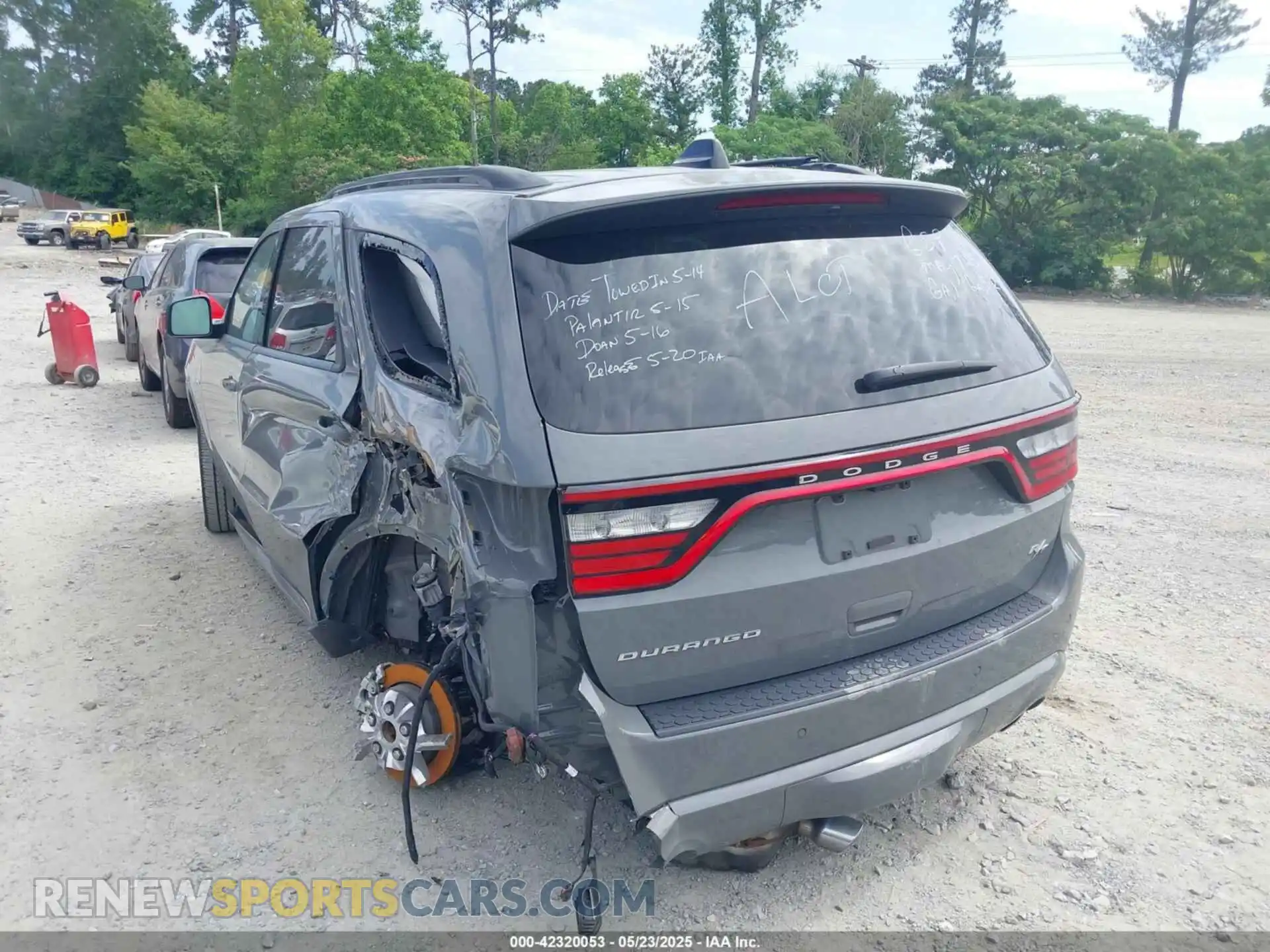 3 Photograph of a damaged car 1C4SDHCT1PC616557 DODGE DURANGO 2023