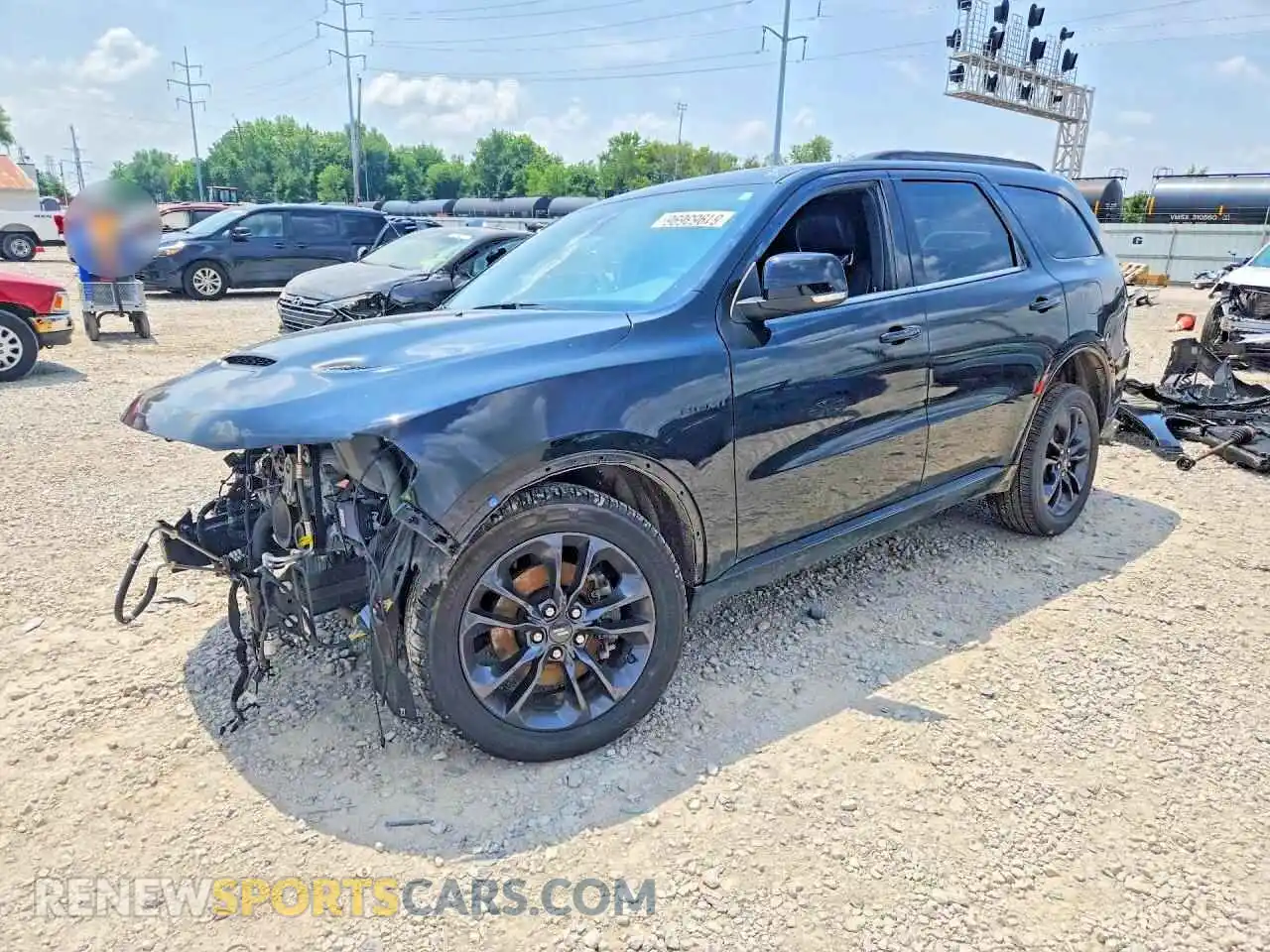 1 Photograph of a damaged car 1C4SDJCT0PC618789 DODGE DURANGO 2023