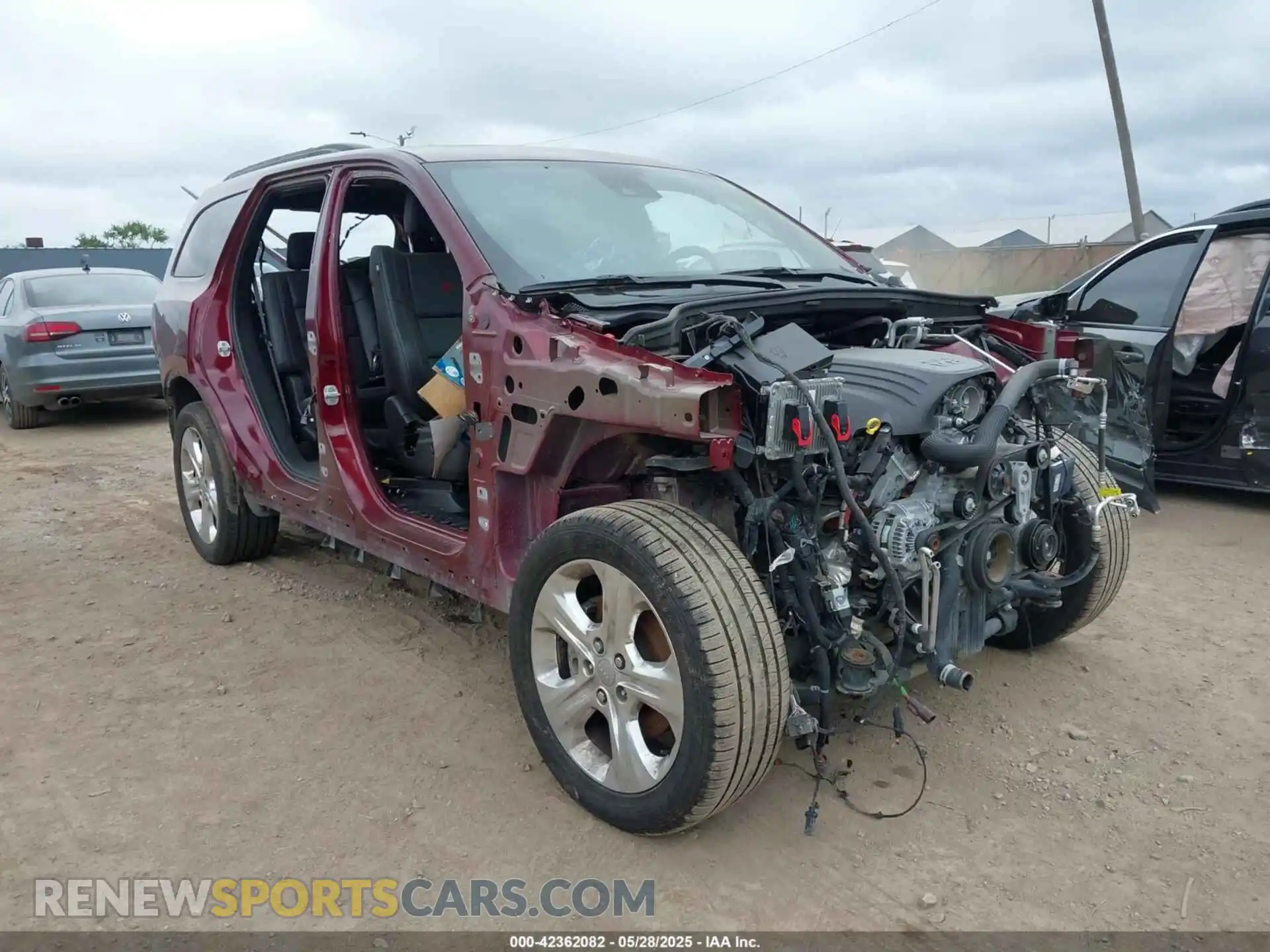 1 Photograph of a damaged car 1C4SDJCT9PC676027 DODGE DURANGO 2023