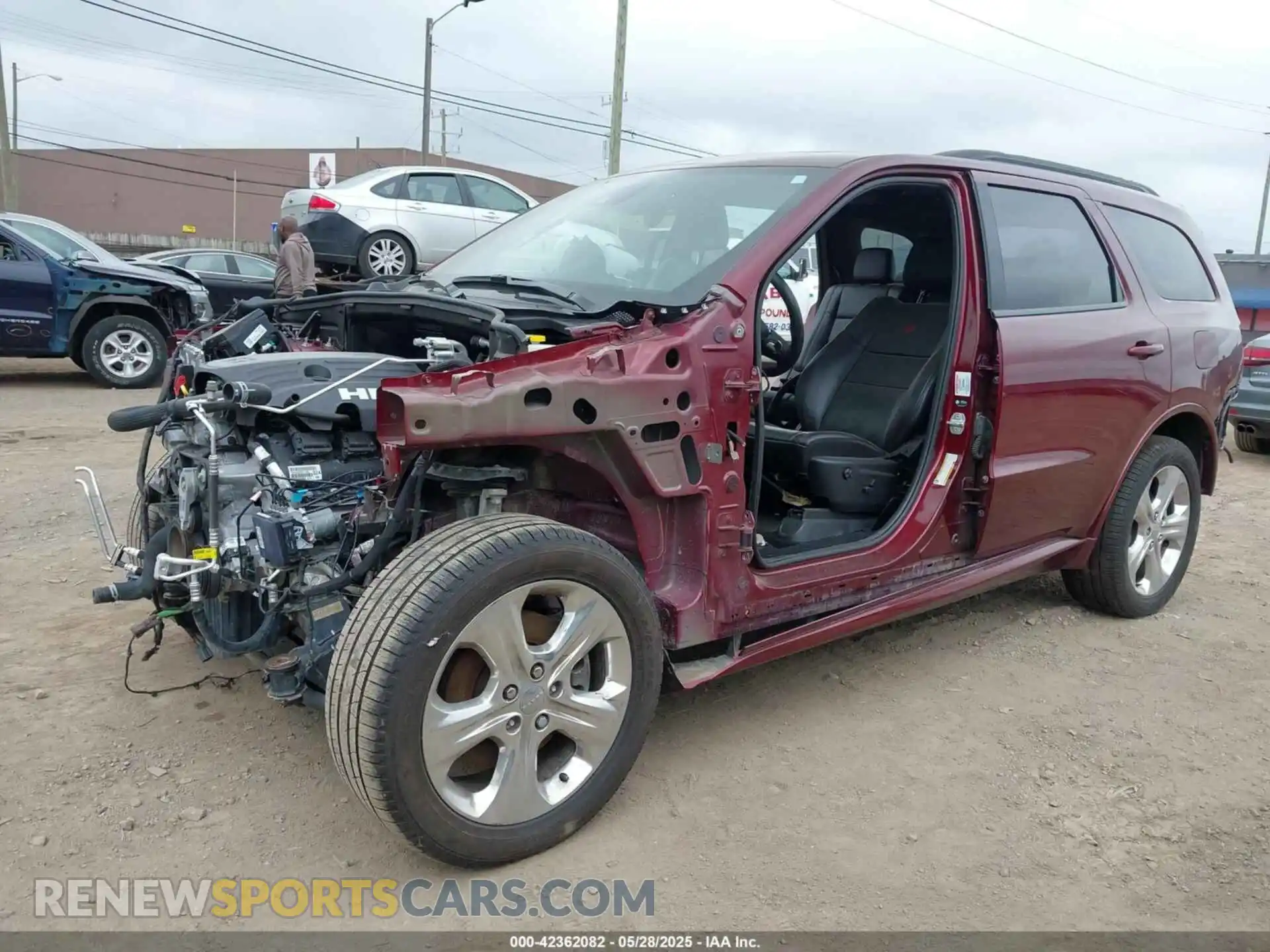2 Photograph of a damaged car 1C4SDJCT9PC676027 DODGE DURANGO 2023