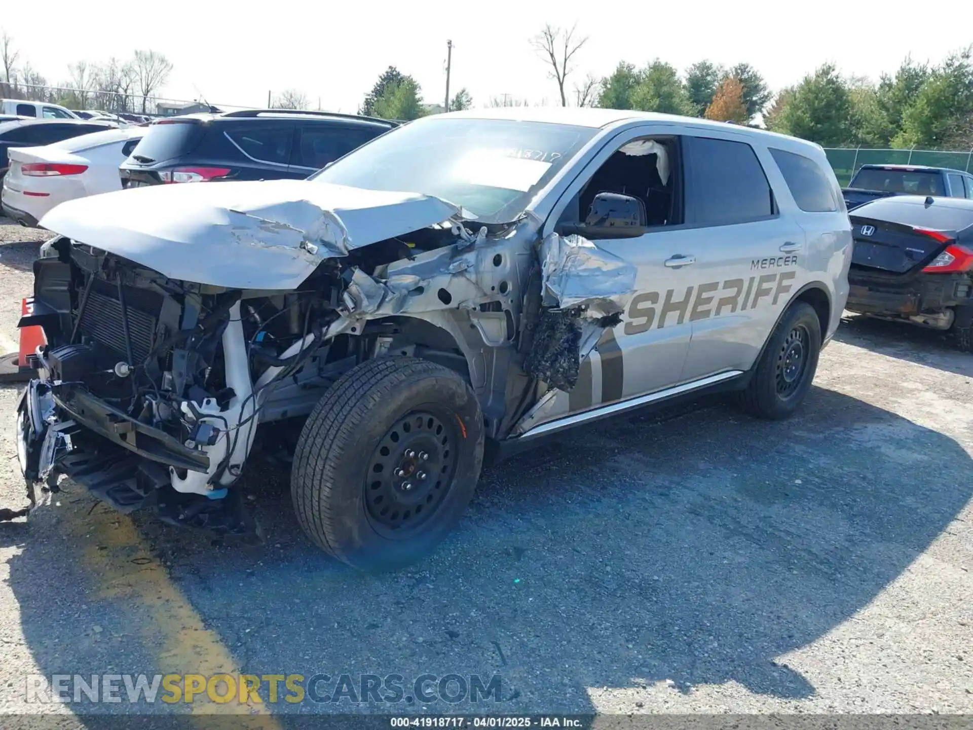 2 fotografías del automóvil dañado 1C4SDJFT9PC632122 DODGE DURANGO 2023