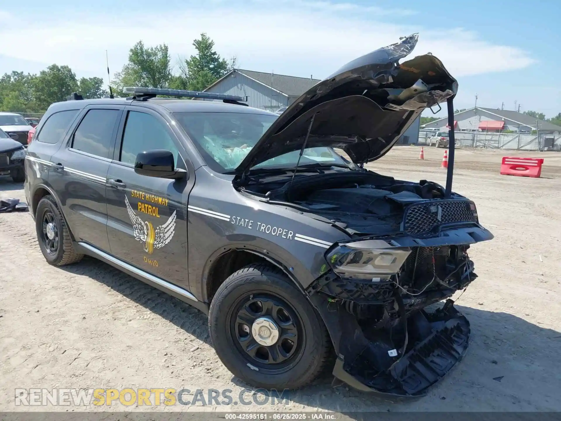 1 Photograph of a damaged car 1C4SDJFTXPC631593 DODGE DURANGO 2023