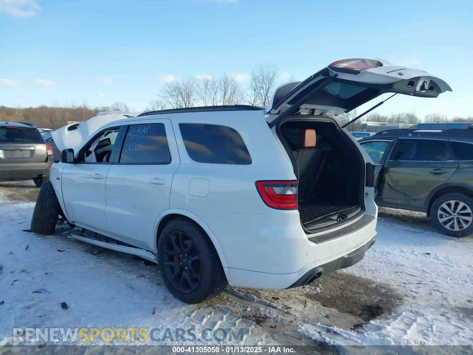 3 fotografías del automóvil dañado 1C4SDJGJ3PC668238 DODGE DURANGO 2023