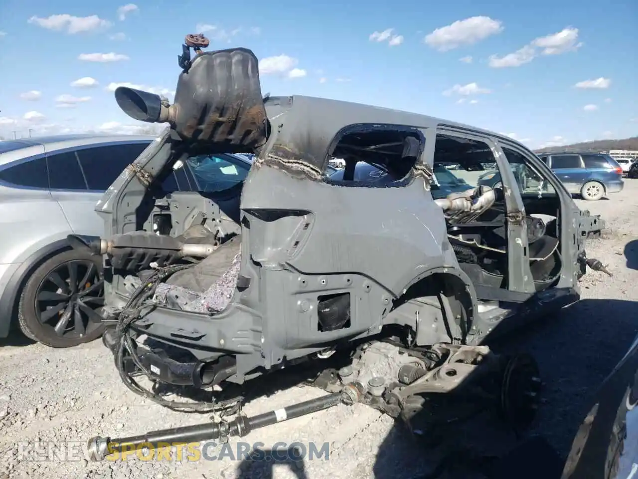 3 fotografías del automóvil dañado 1C4SDJH91PC567123 DODGE DURANGO 2023