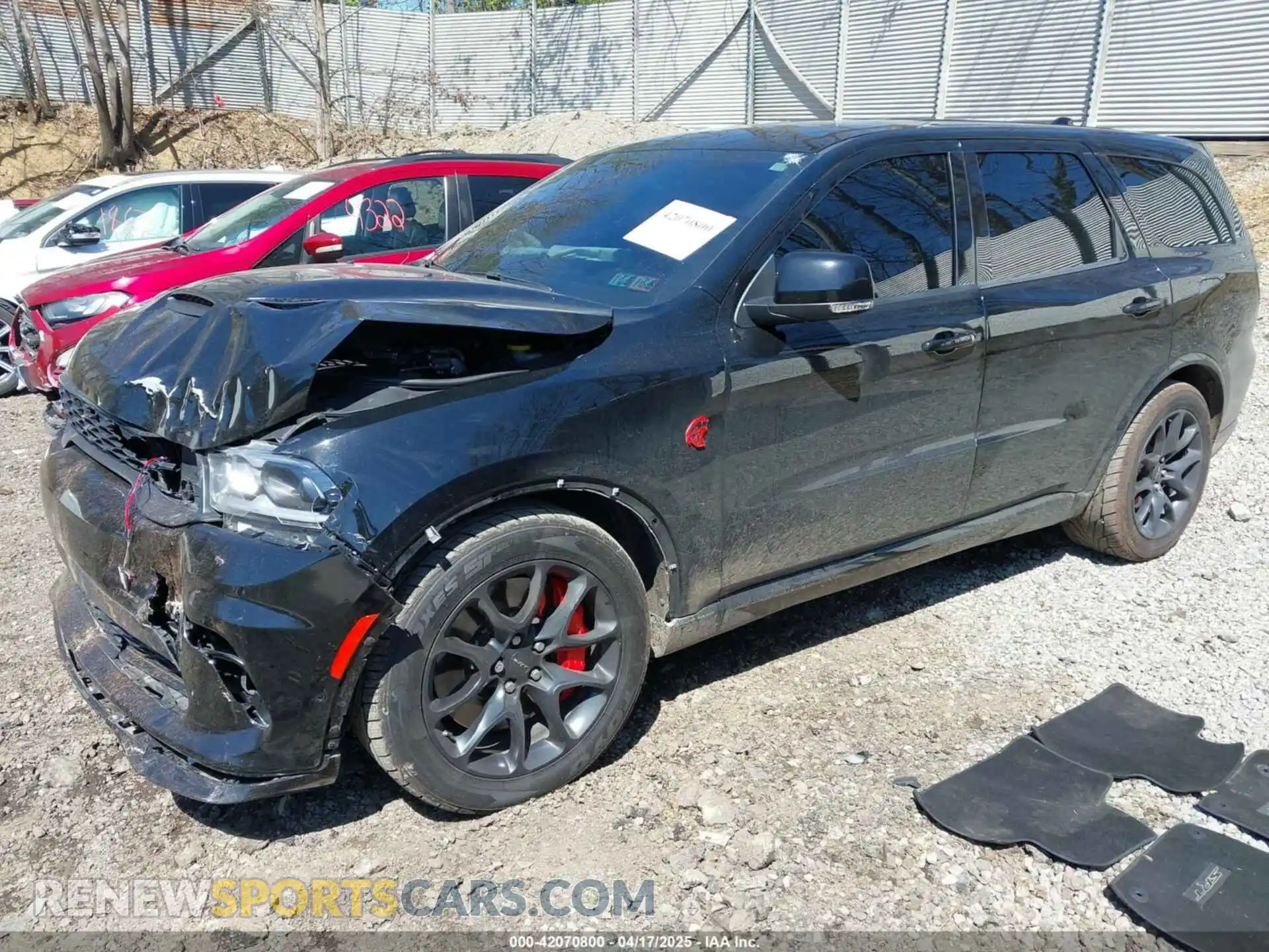 2 fotografías del automóvil dañado 1C4SDJH91PC687665 DODGE DURANGO 2023