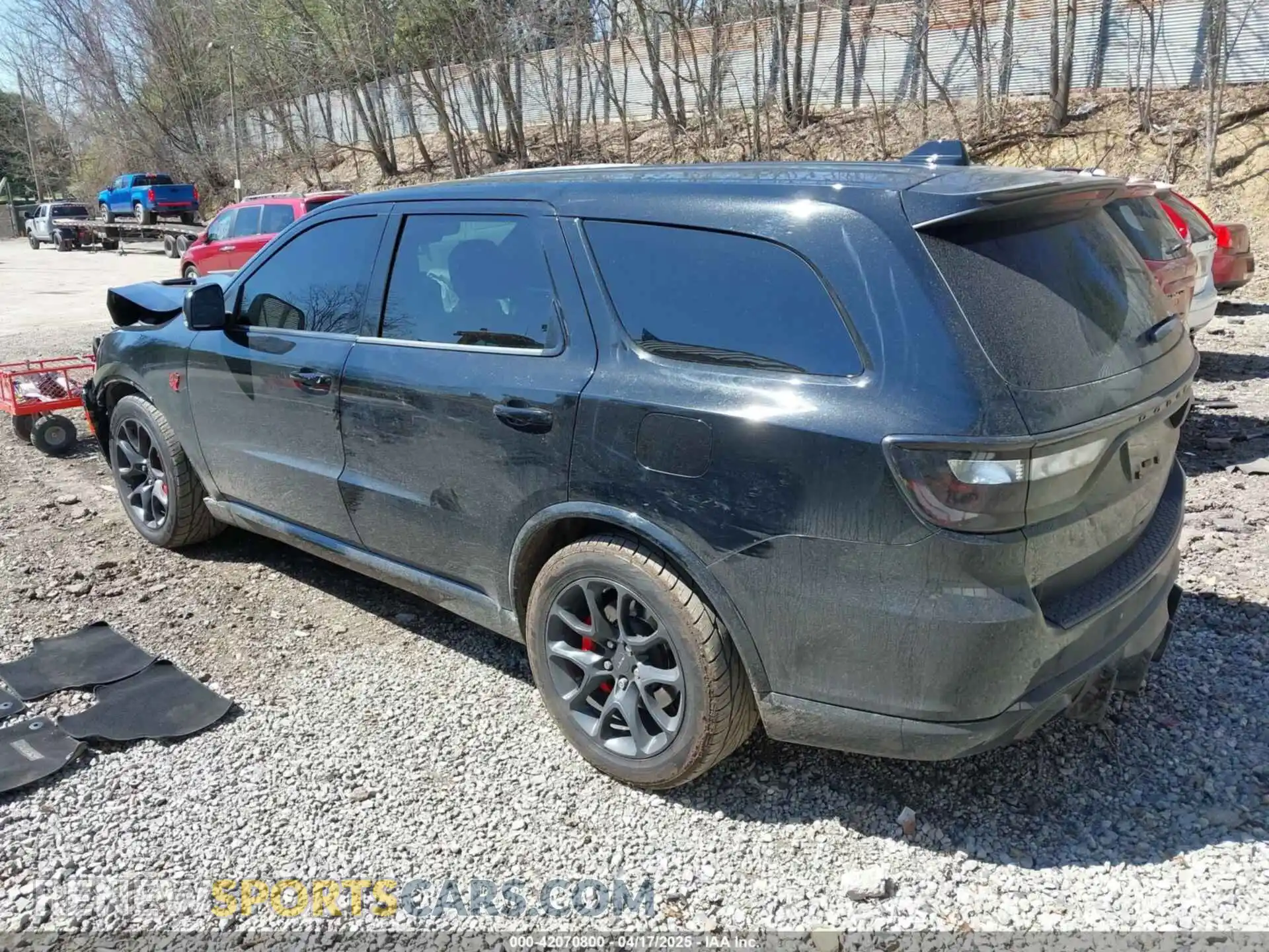 3 fotografías del automóvil dañado 1C4SDJH91PC687665 DODGE DURANGO 2023