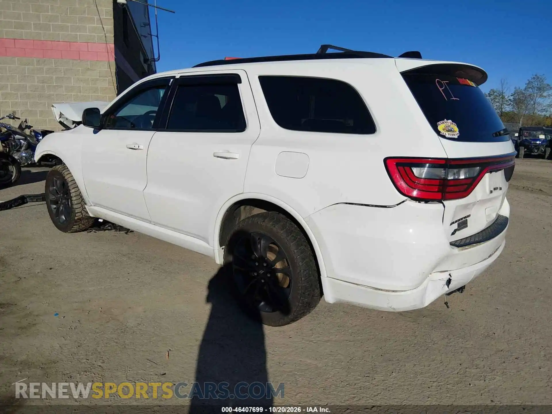 3 fotografías del automóvil dañado 1C4RDJAG9RC258106 DODGE DURANGO 2024