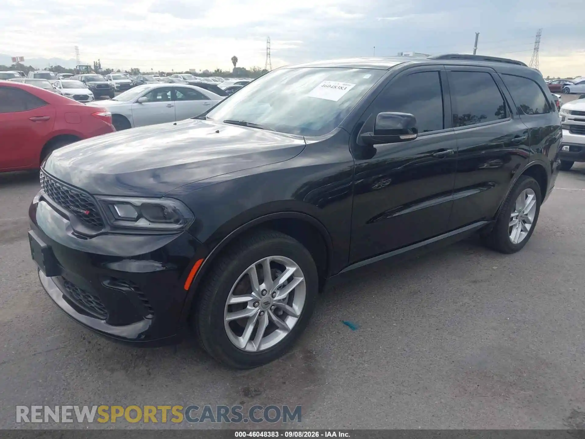 2 fotografías del automóvil dañado 1C4RDJDG1RC203922 DODGE DURANGO 2024