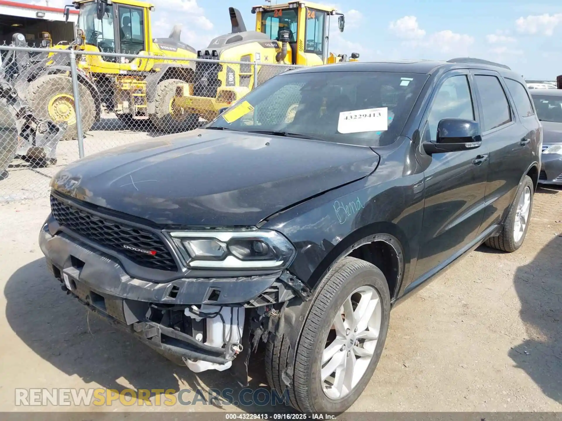 2 Photograph of a damaged car 1C4RDJDG3RC138183 DODGE DURANGO 2024