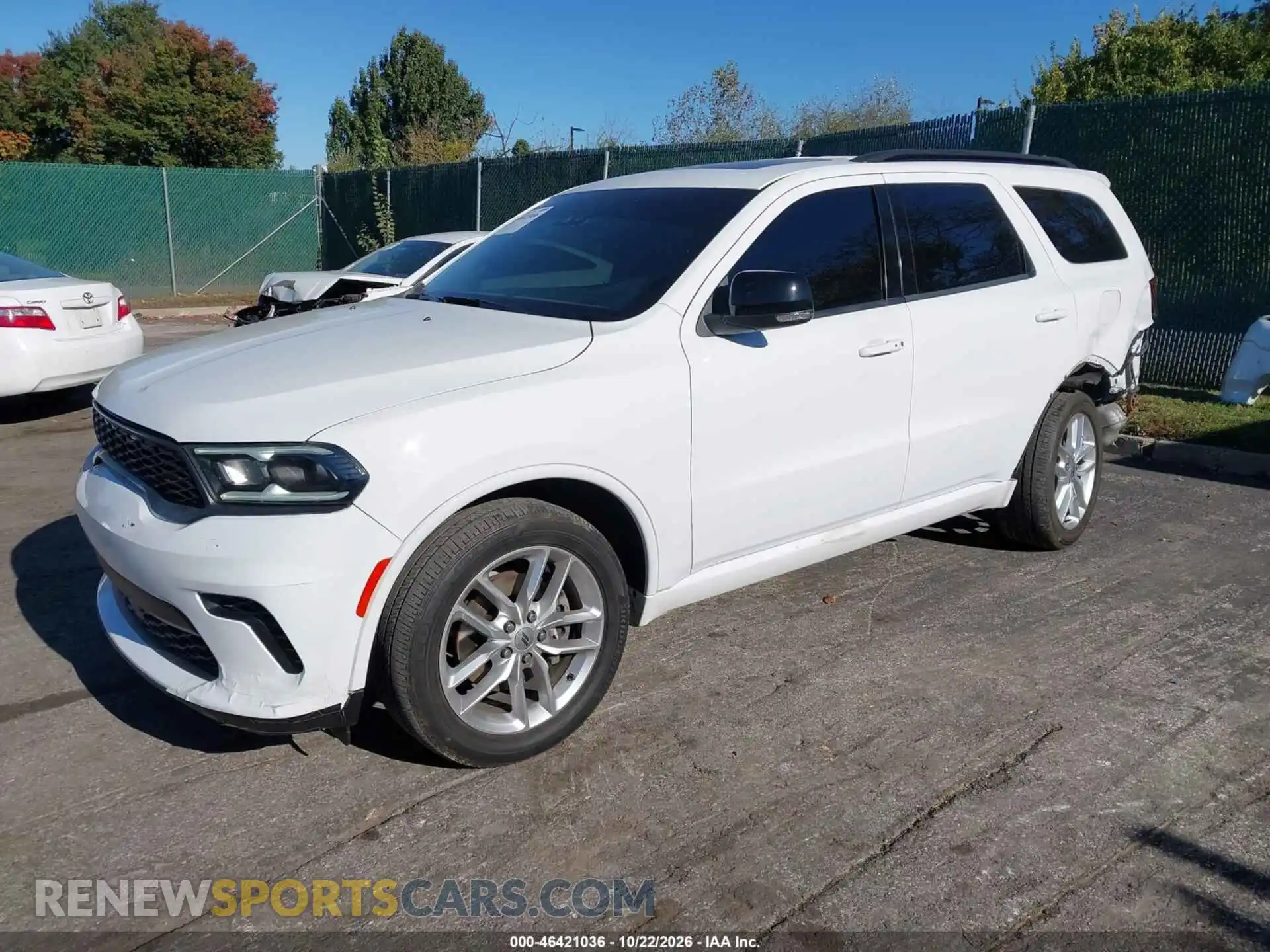 2 fotografías del automóvil dañado 1C4RDJDG9RC119721 DODGE DURANGO 2024