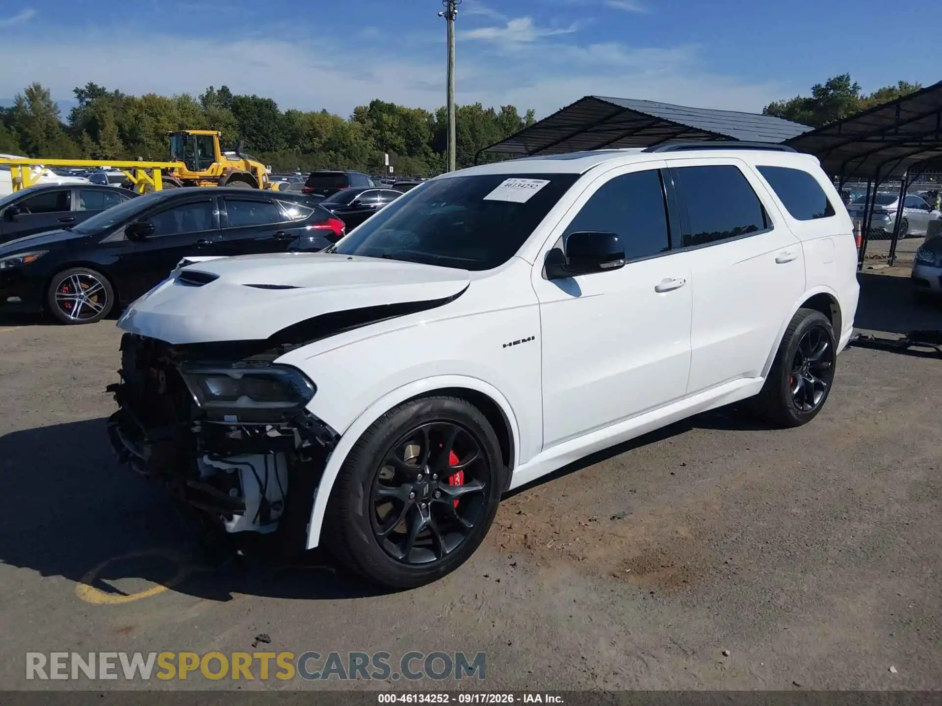 2 fotografías del automóvil dañado 1C4SDJCT7RC175351 DODGE DURANGO 2024