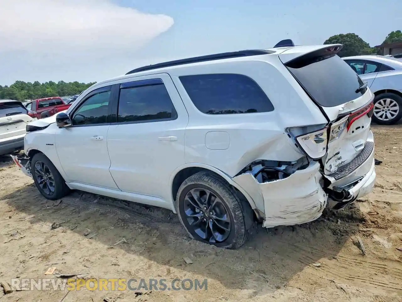 2 fotografías del automóvil dañado 1C4SDJCTXRC222257 DODGE DURANGO 2024