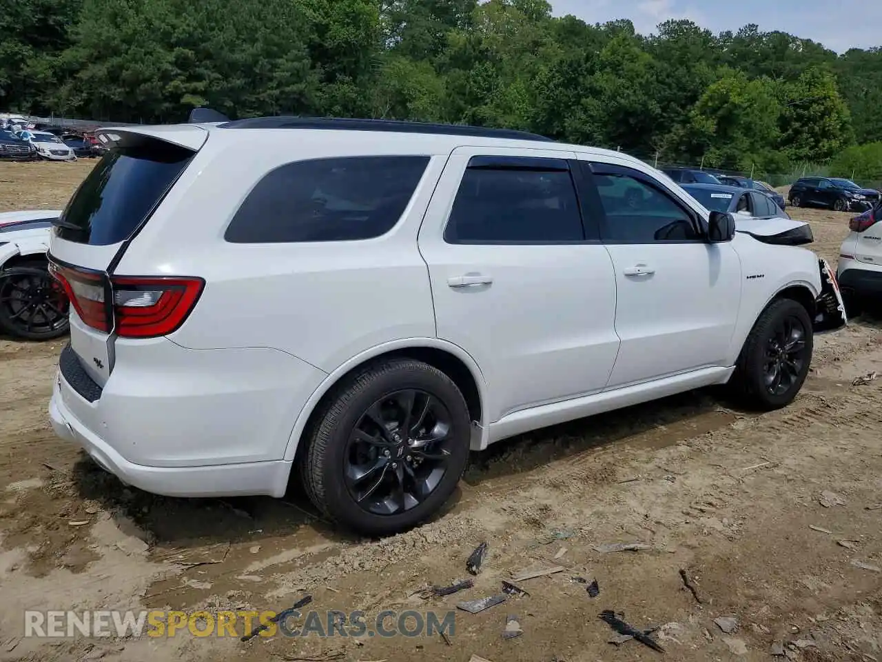 3 fotografías del automóvil dañado 1C4SDJCTXRC222257 DODGE DURANGO 2024