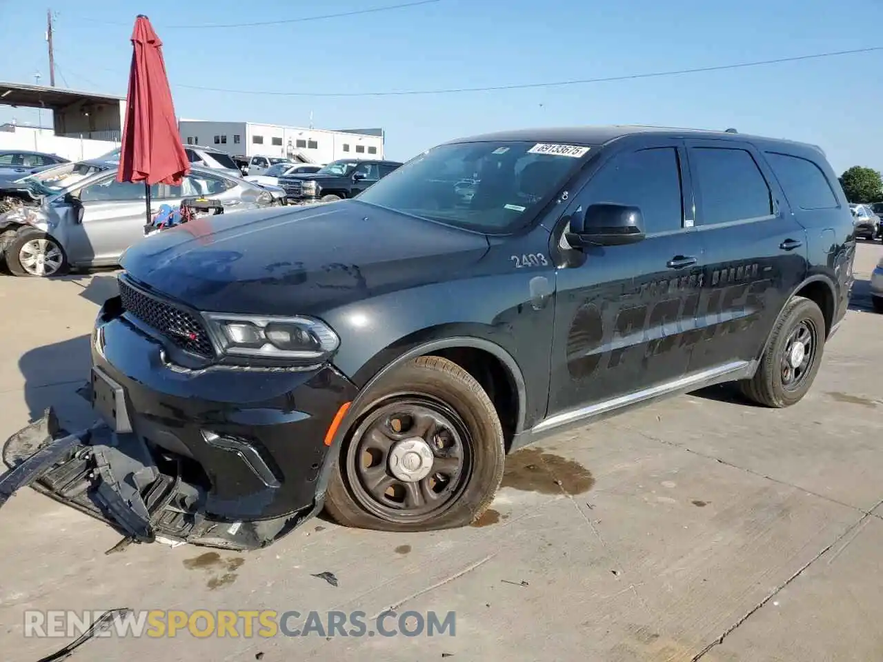 1 Photograph of a damaged car 1C4SDJFT0RC198370 DODGE DURANGO 2024