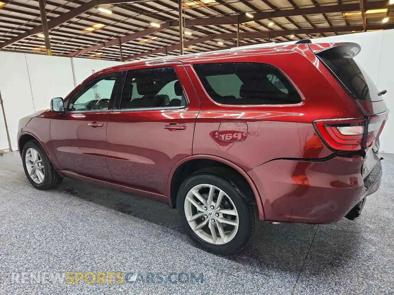 2 fotografías del automóvil dañado 1C4RDJDGXSC553796 DODGE DURANGO 2025