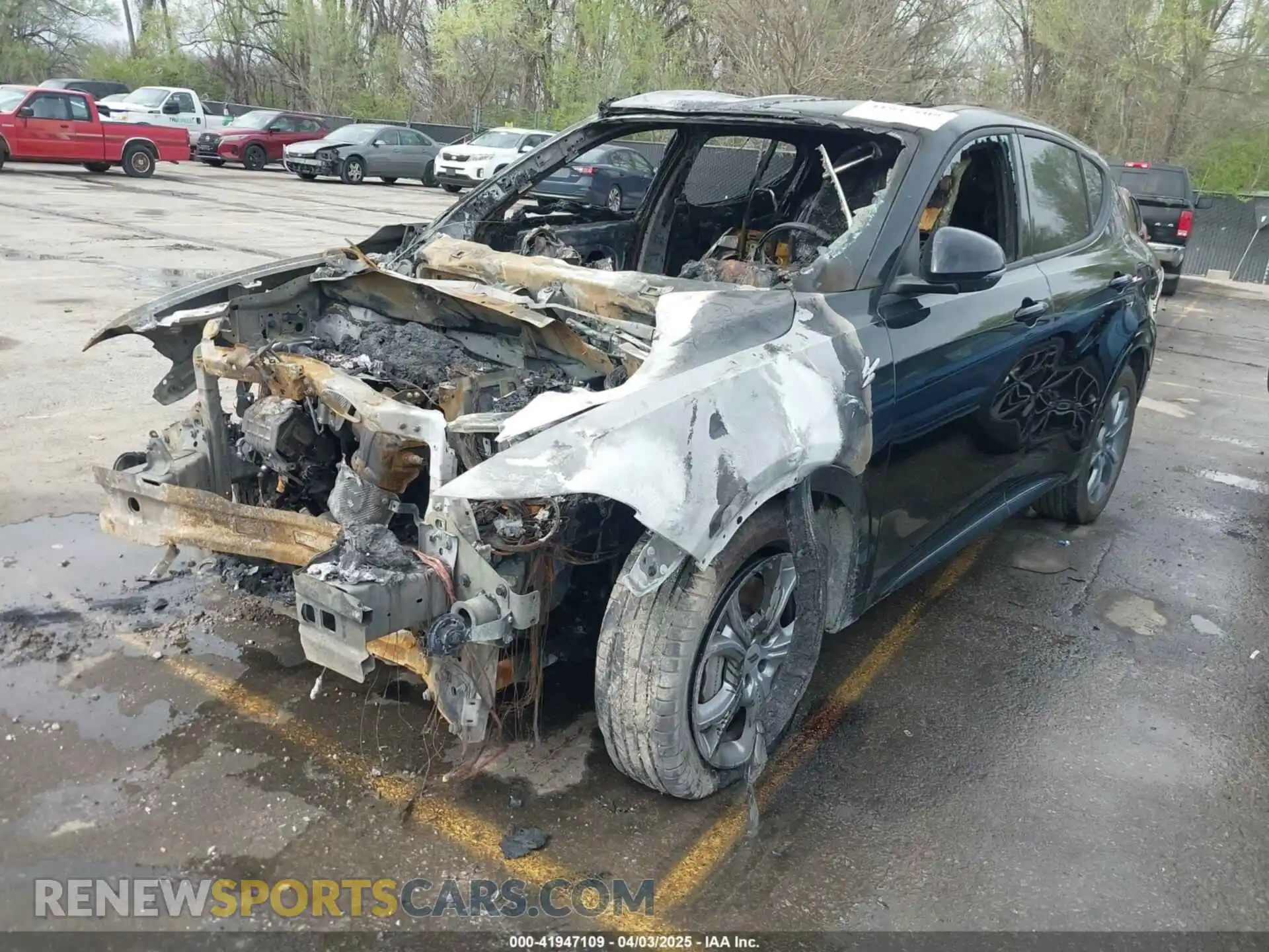 2 Photograph of a damaged car ZACPDFDWXR3A07234 DODGE HORNET 2024