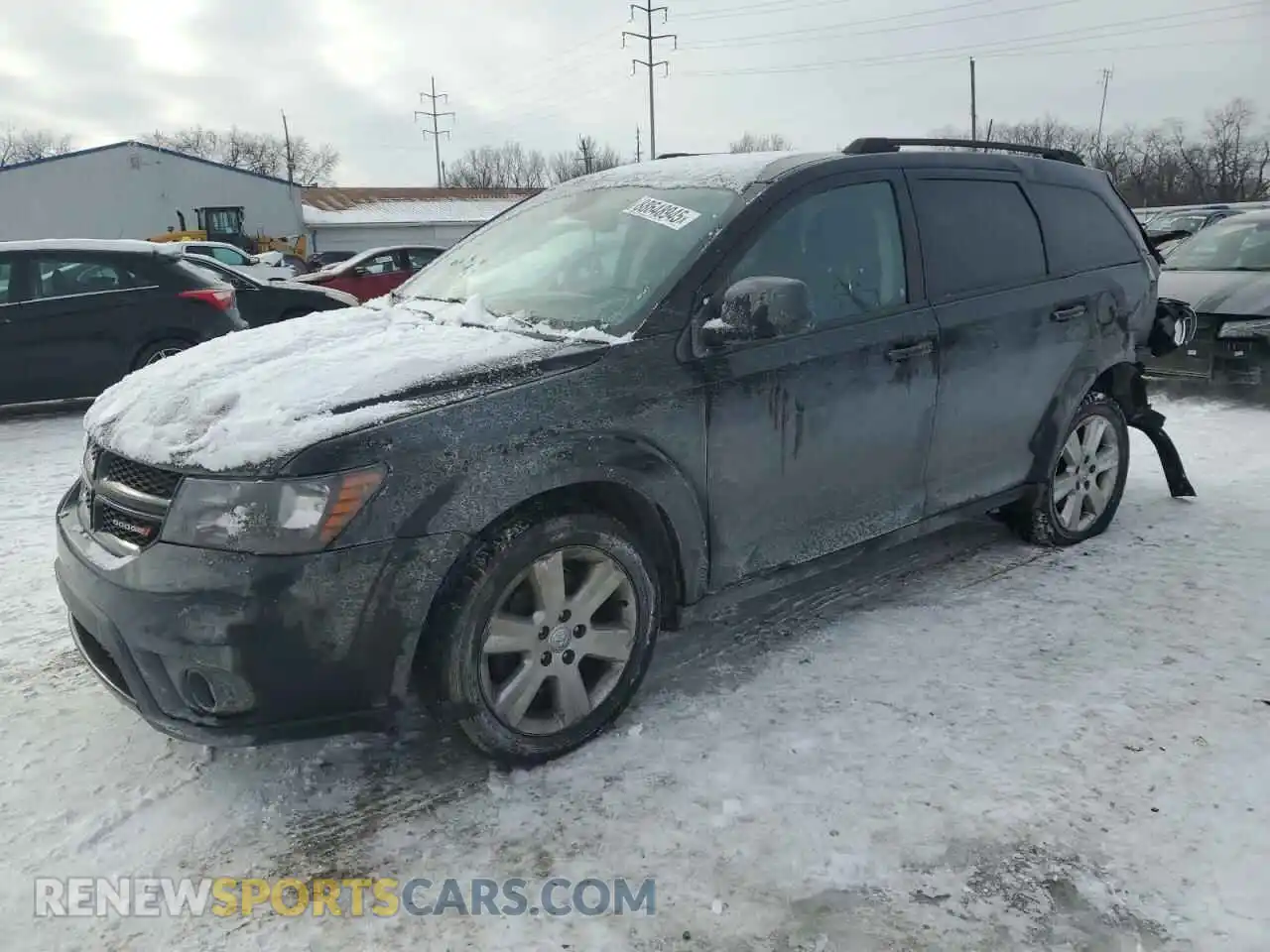 1 Photograph of a damaged car 3C4PDCBB0KT862739 DODGE JOURNEY 2019