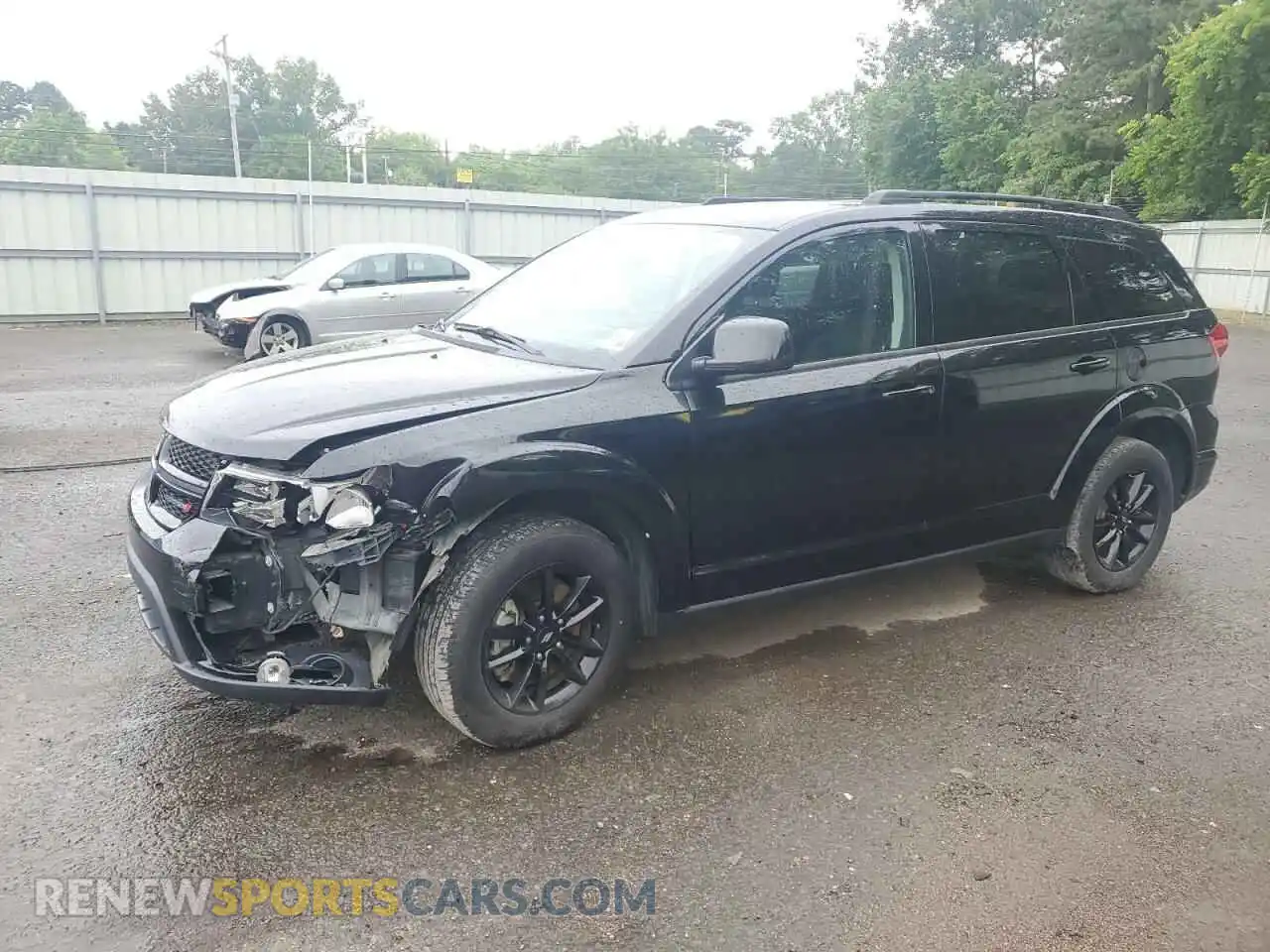 1 Photograph of a damaged car 3C4PDCBB3KT860516 DODGE JOURNEY 2019