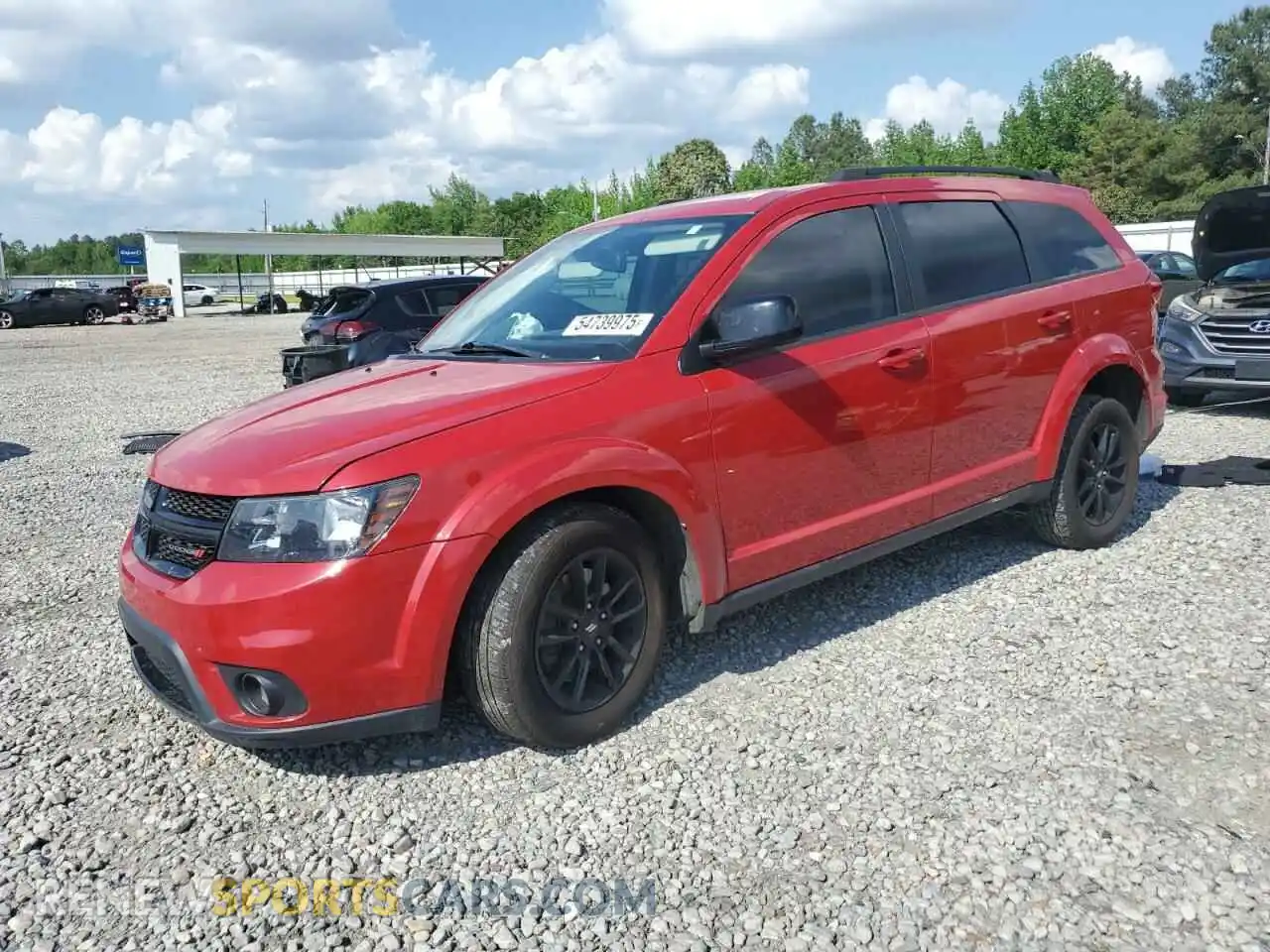 1 Фотография поврежденного автомобиля 3C4PDCBB5KT845578 DODGE JOURNEY 2019