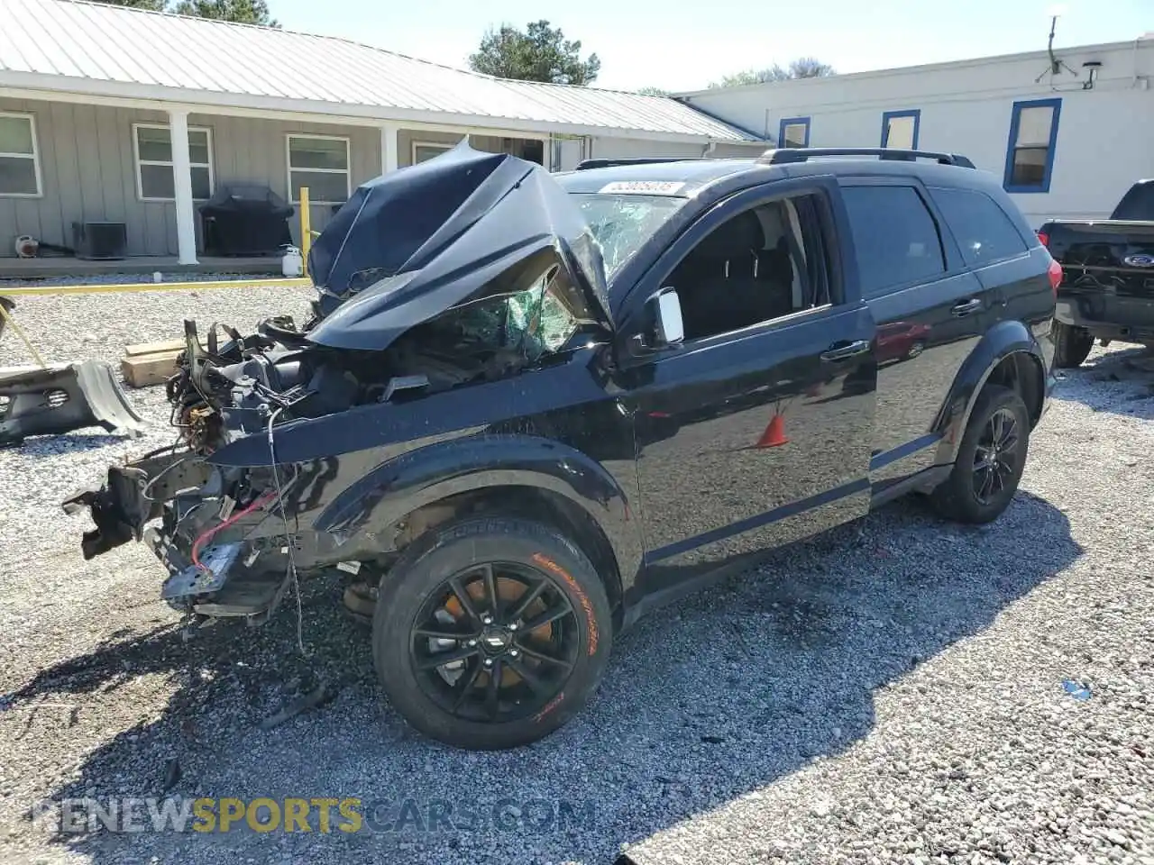 1 Photograph of a damaged car 3C4PDCBB5KT861344 DODGE JOURNEY 2019
