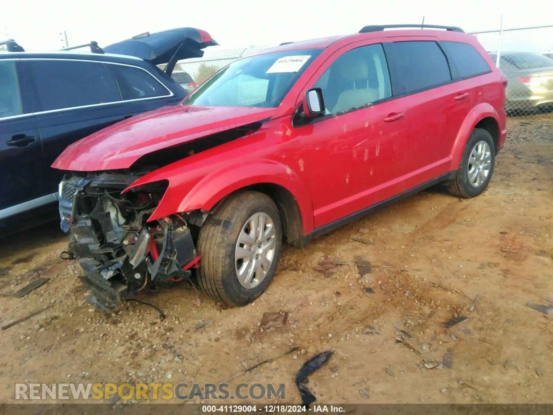 2 Photograph of a damaged car 3C4PDCBB5KT873042 DODGE JOURNEY 2019