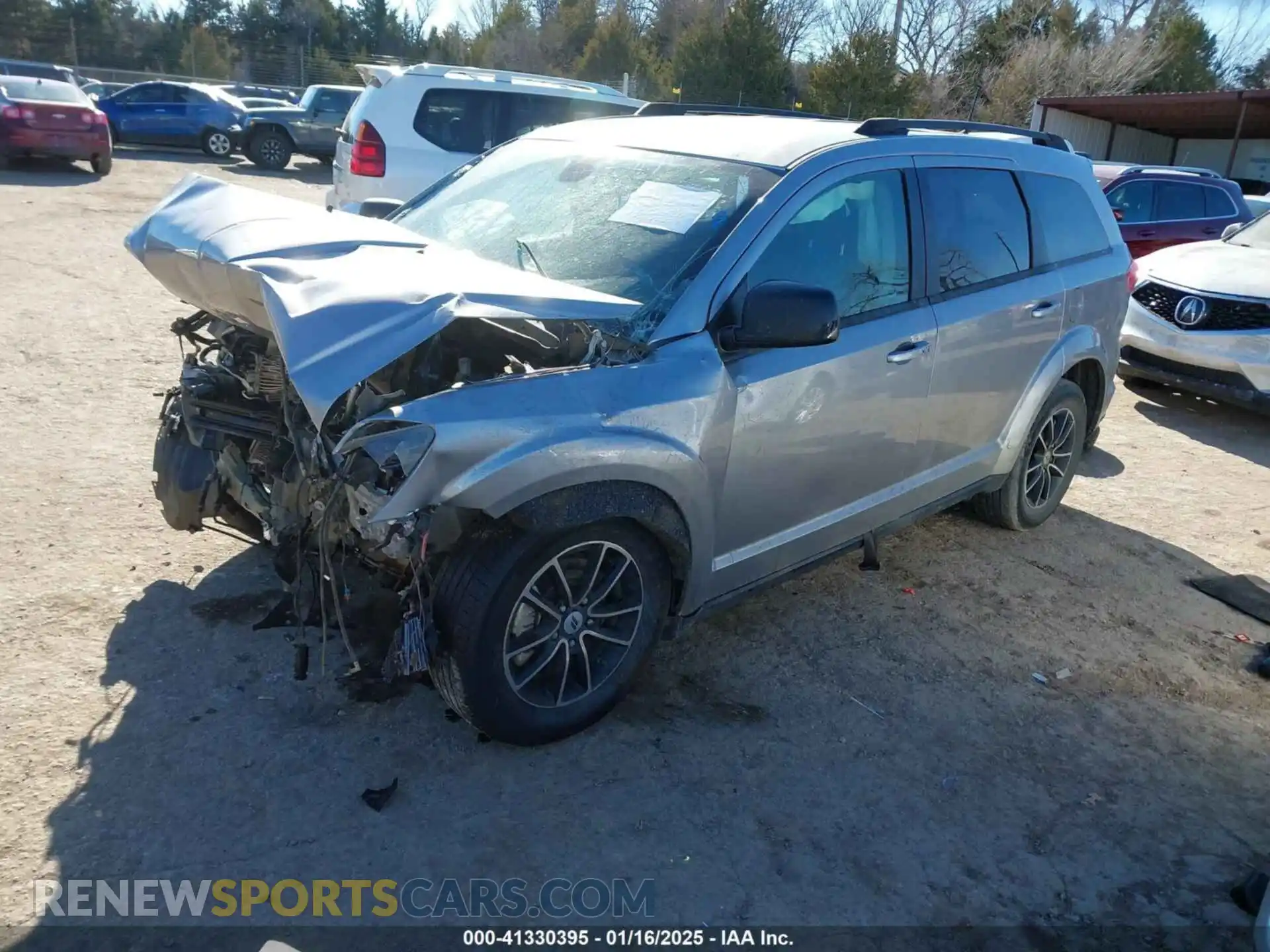 2 Photograph of a damaged car 3C4PDCBB6KT738488 DODGE JOURNEY 2019
