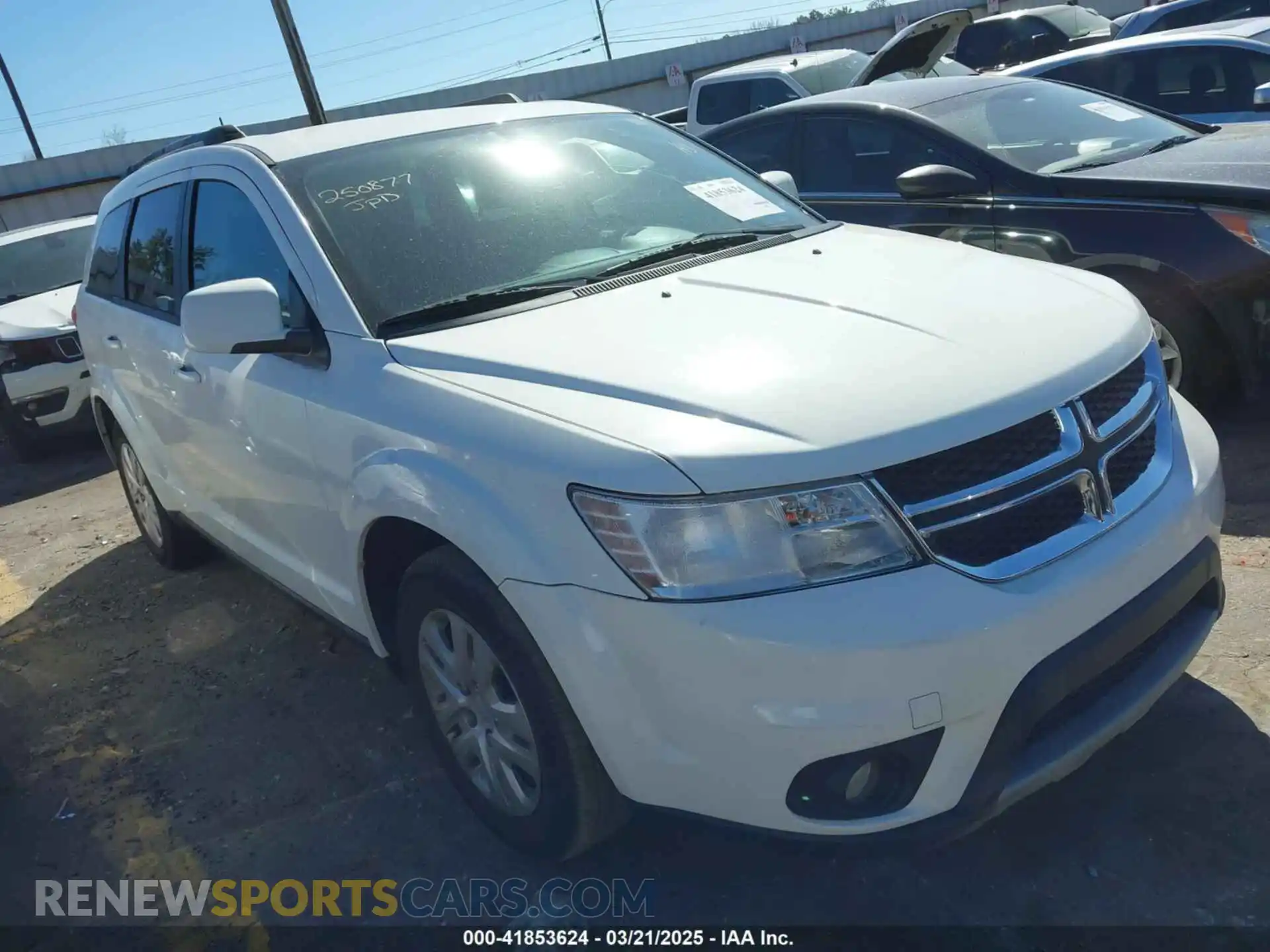 1 Photograph of a damaged car 3C4PDCBB8KT794254 DODGE JOURNEY 2019