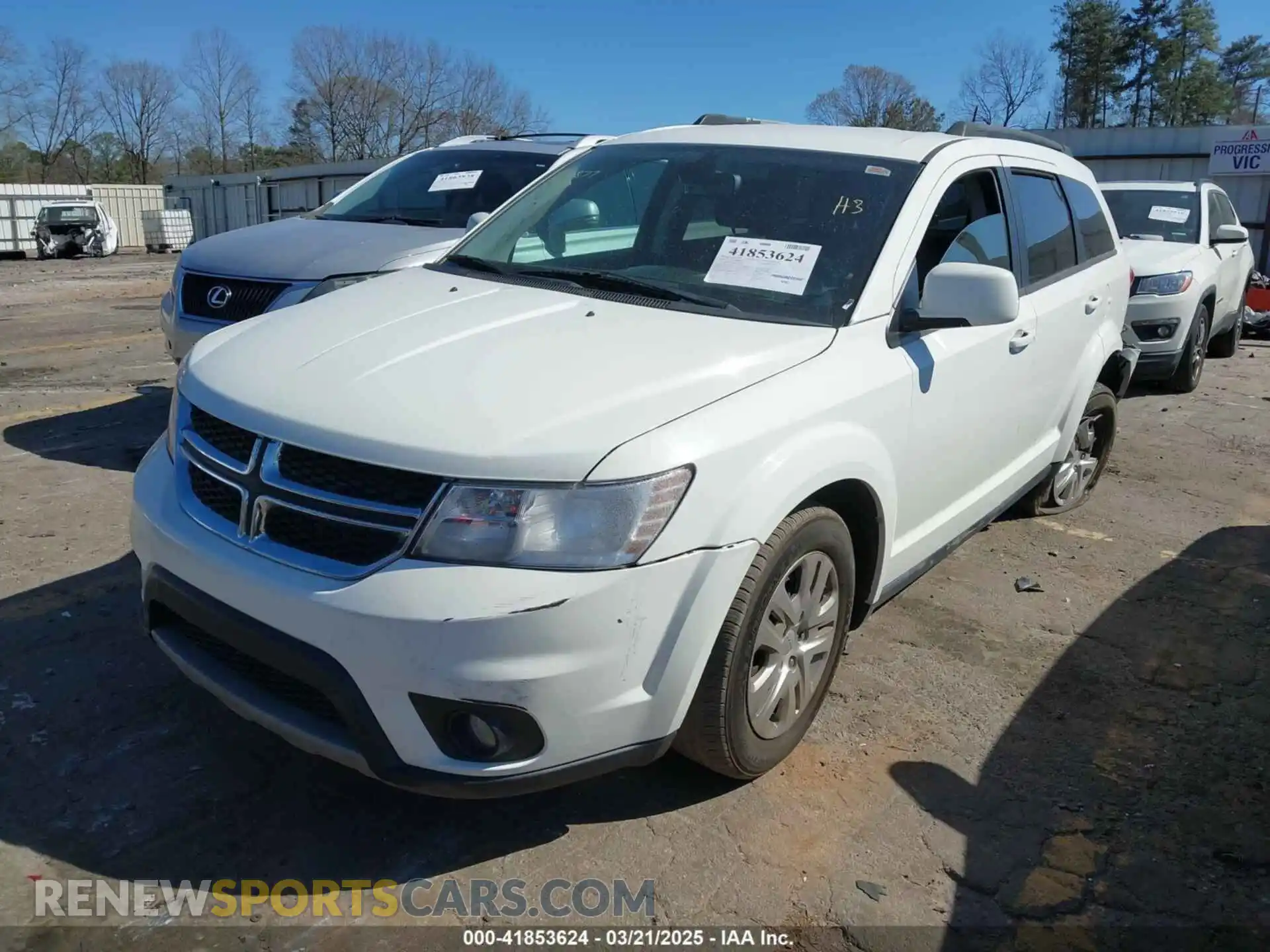 2 Photograph of a damaged car 3C4PDCBB8KT794254 DODGE JOURNEY 2019