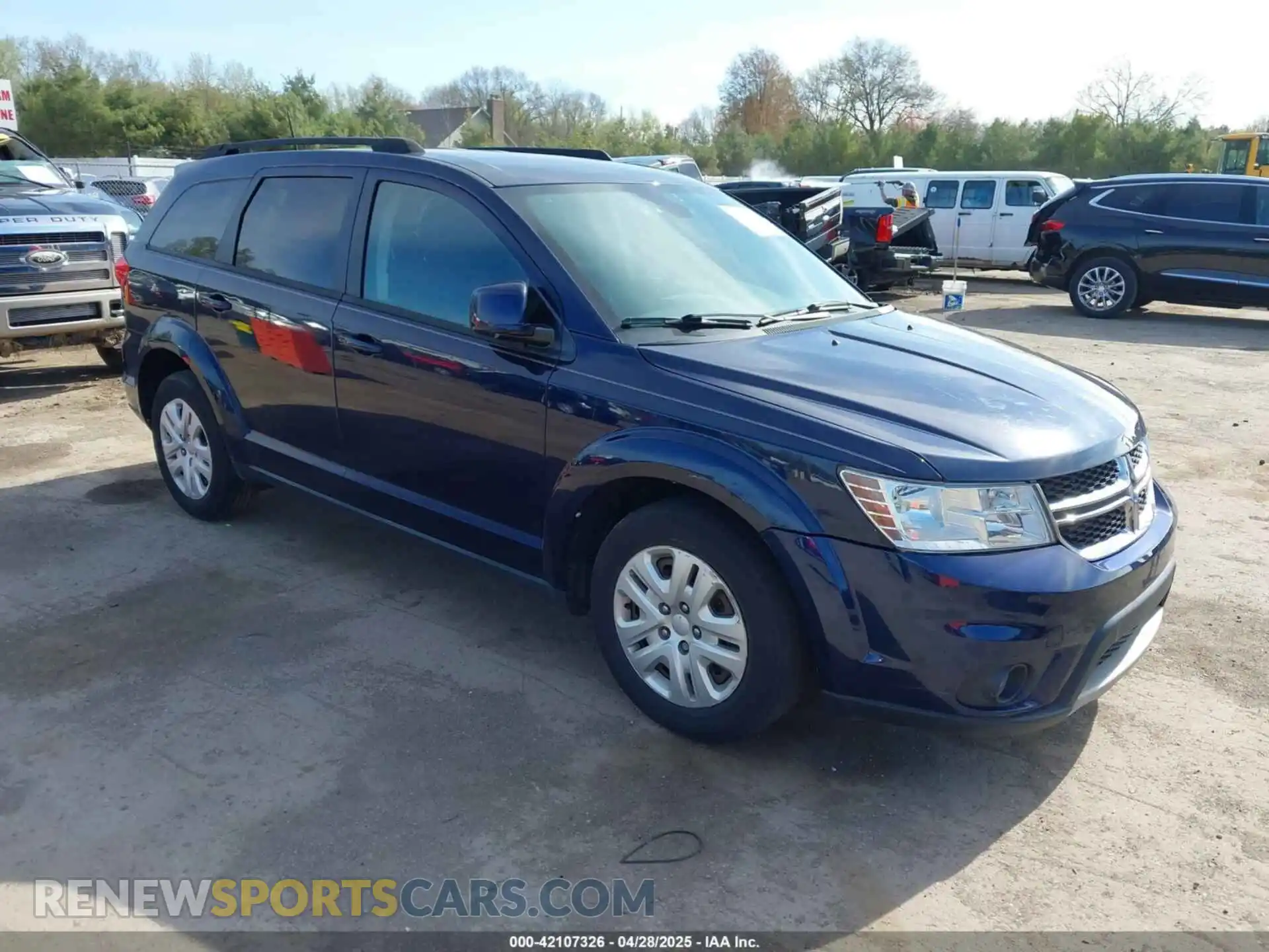 1 Photograph of a damaged car 3C4PDCBB9KT731969 DODGE JOURNEY 2019