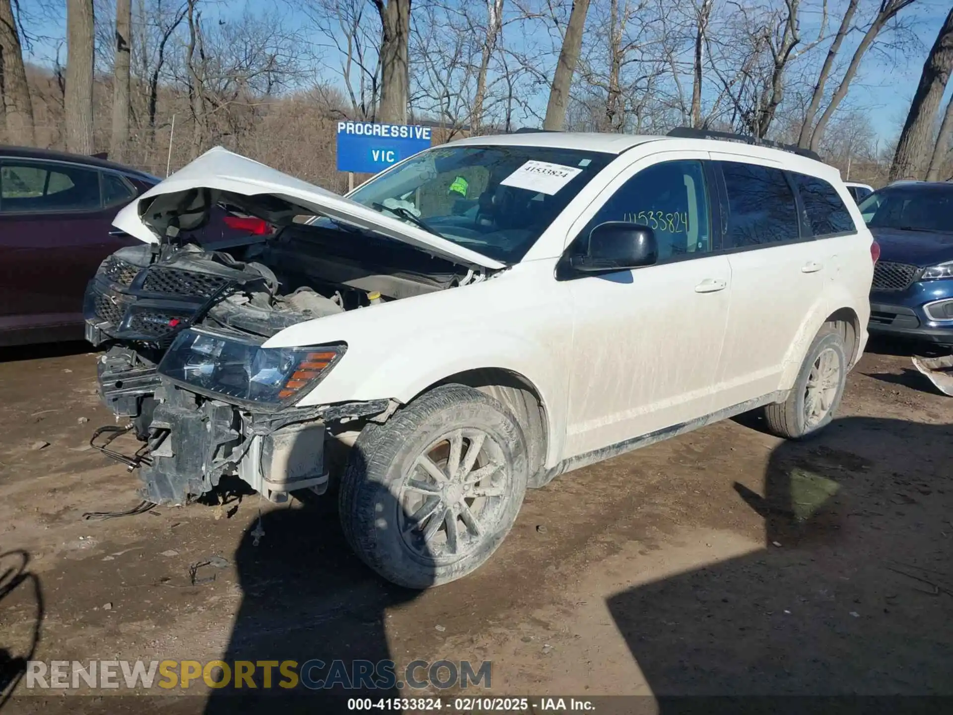 2 Photograph of a damaged car 3C4PDCBBXKT784194 DODGE JOURNEY 2019