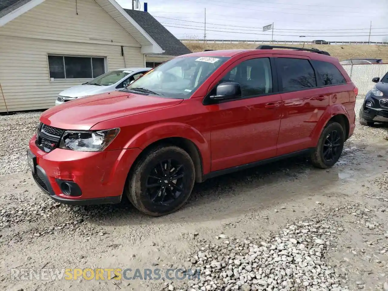 1 Photograph of a damaged car 3C4PDCBBXKT784275 DODGE JOURNEY 2019