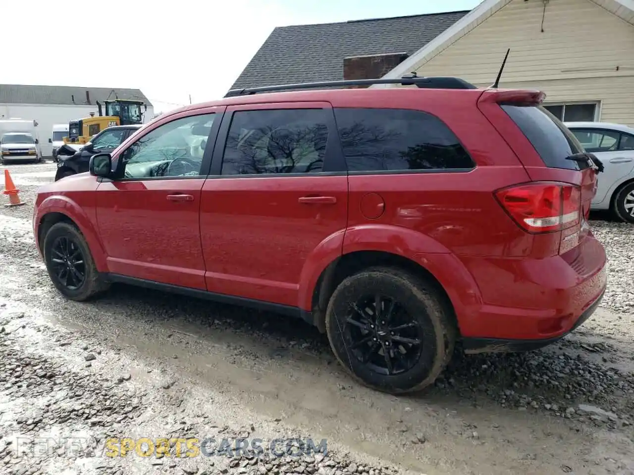 2 Photograph of a damaged car 3C4PDCBBXKT784275 DODGE JOURNEY 2019