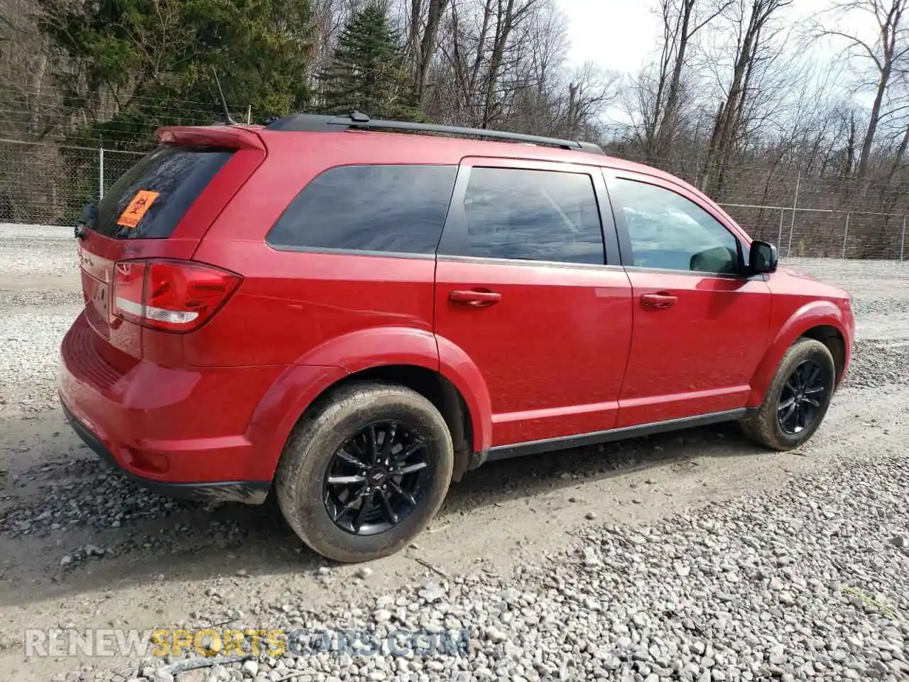 3 Photograph of a damaged car 3C4PDCBBXKT784275 DODGE JOURNEY 2019